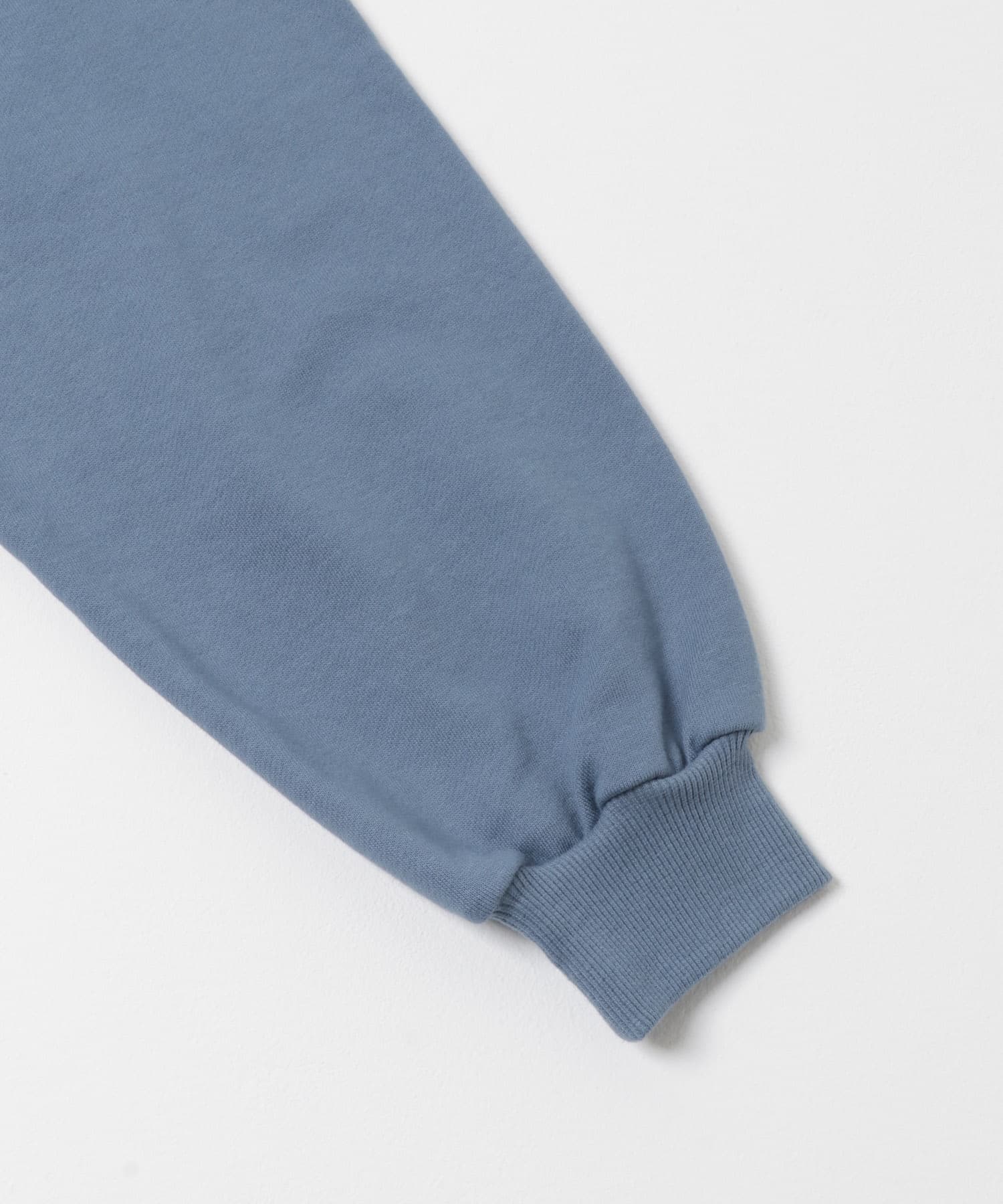 『洗濯可/撥水/防花粉』SKIN Proofハーフジップスウェット BLUE M