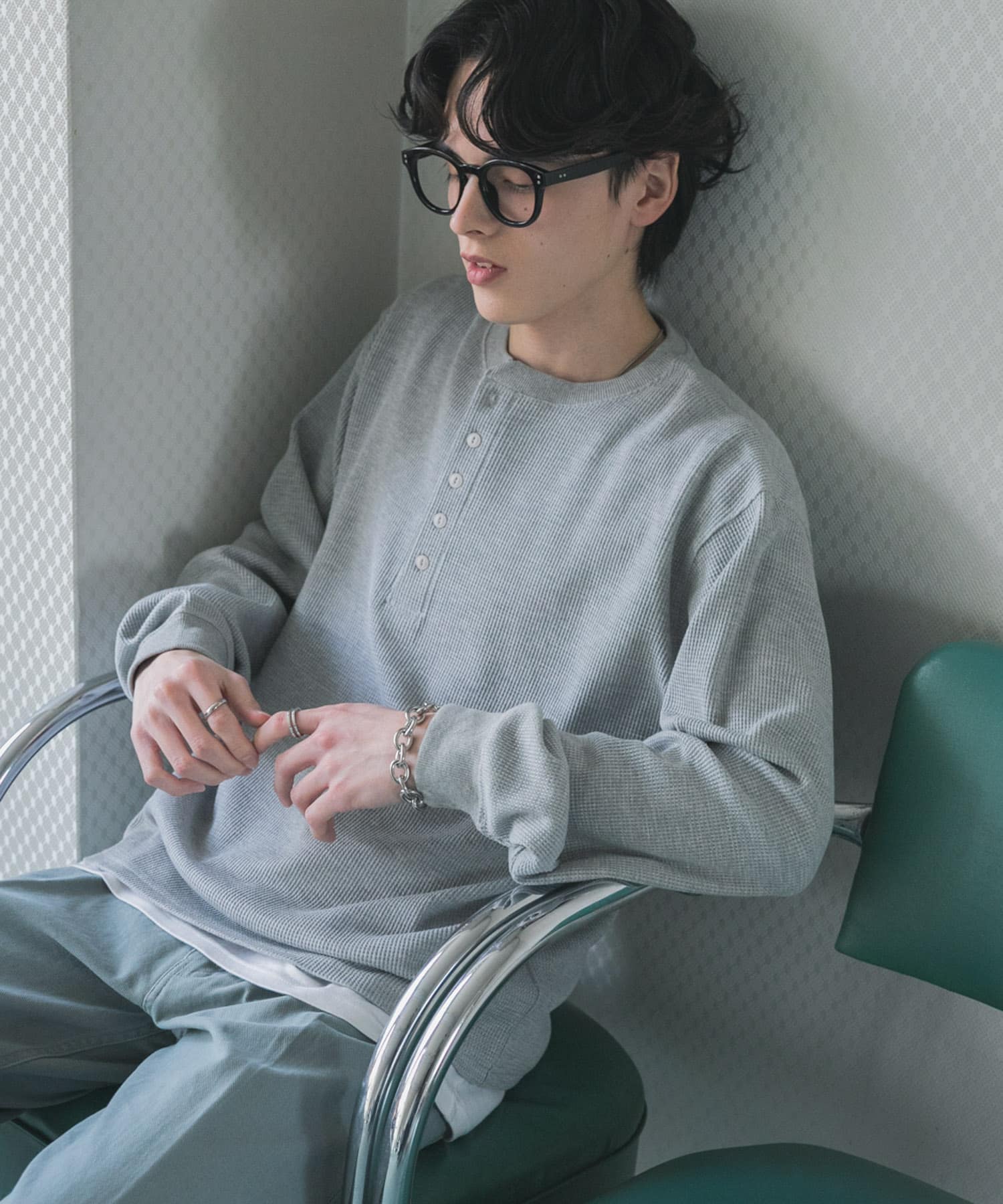 身長：173cm サイズ：L