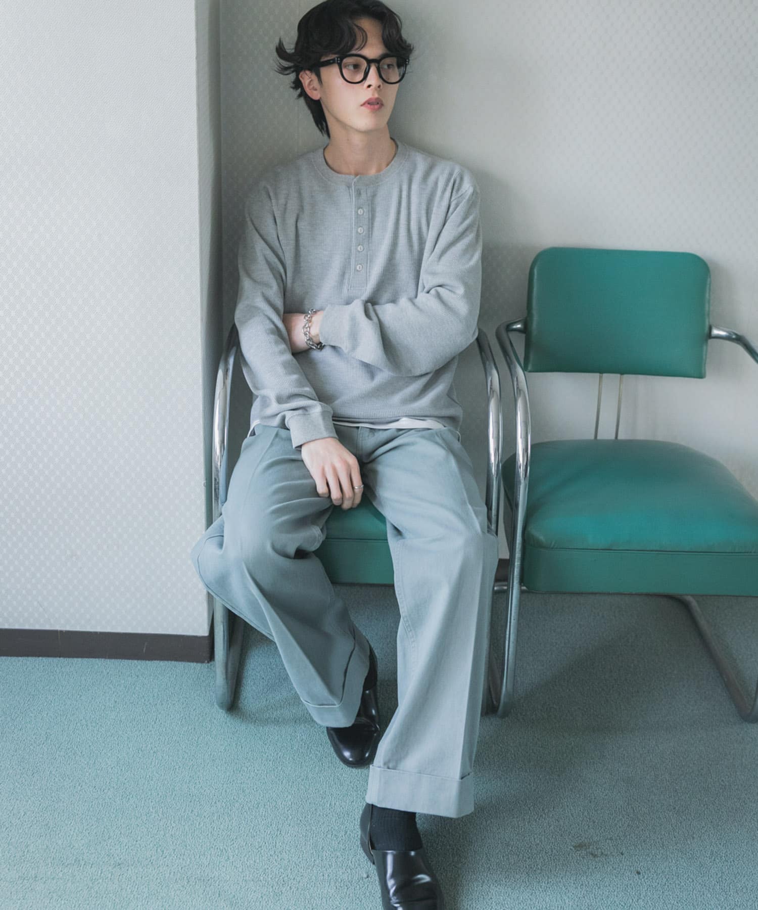 身長：173cm サイズ：L