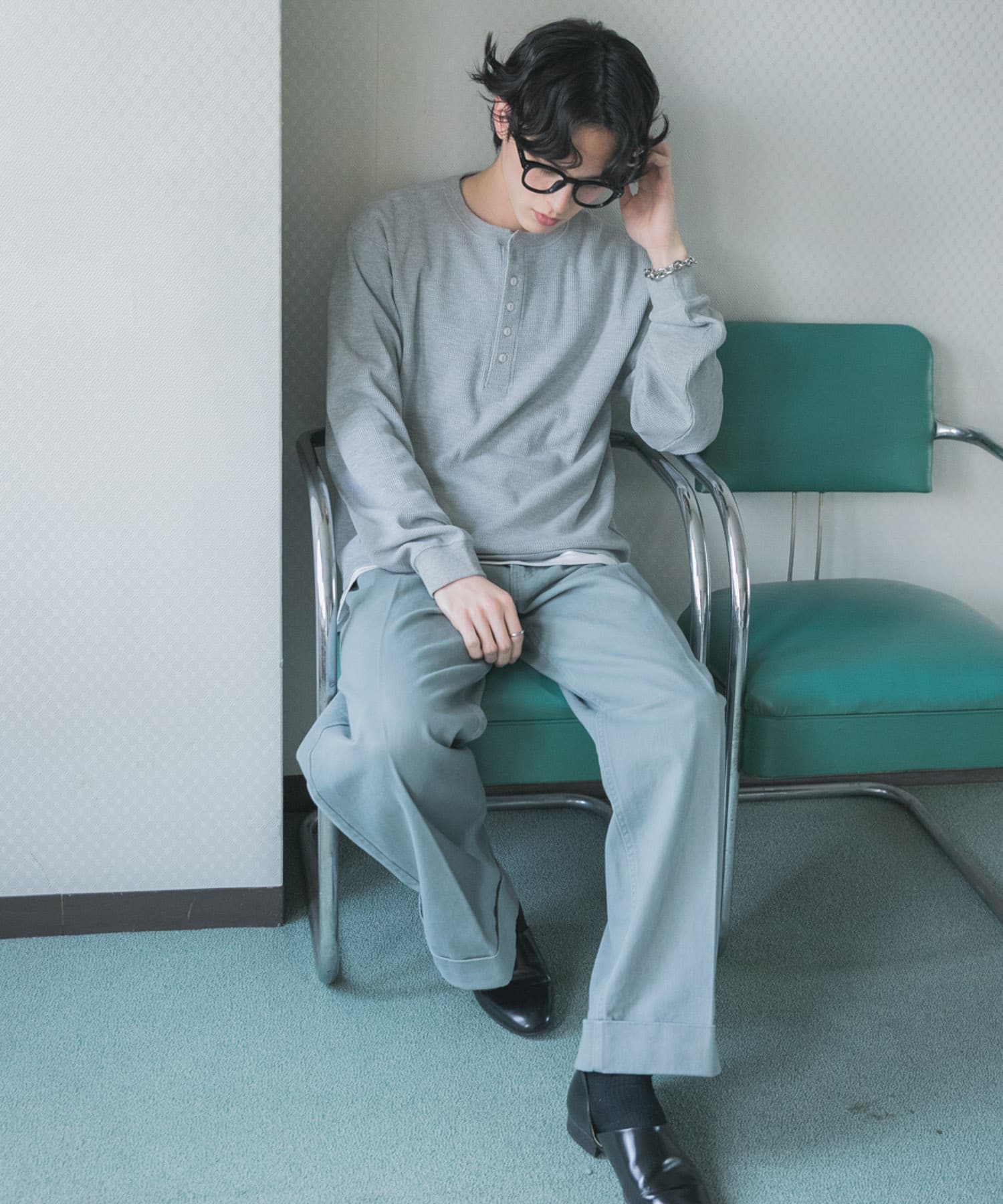 身長：173cm サイズ：L