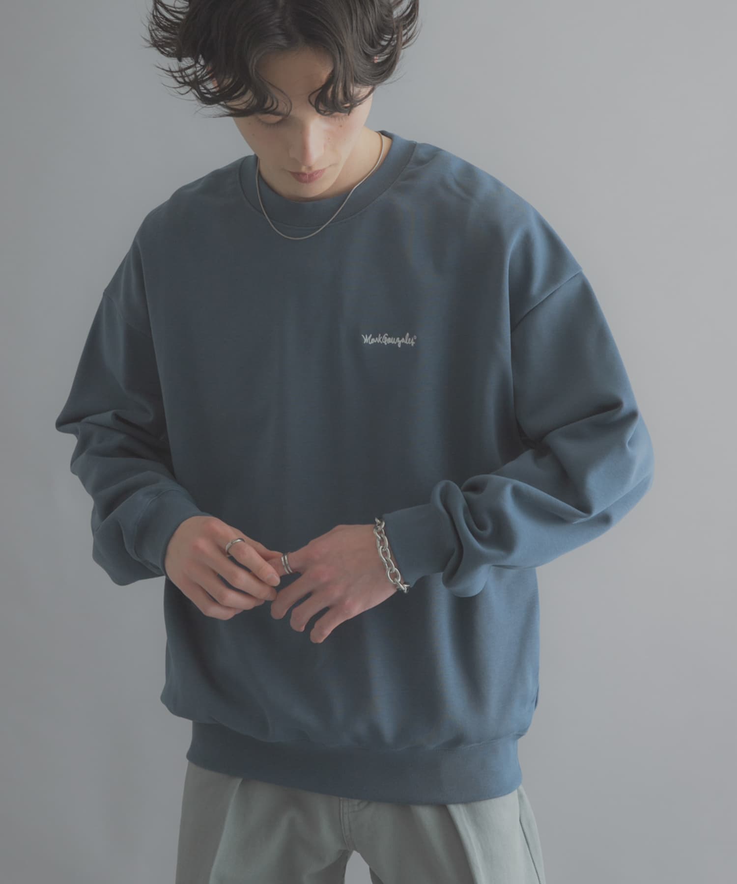 別注』MARK GONZALES×SENSE OF PLACE スウェット(M BLACK): トップス