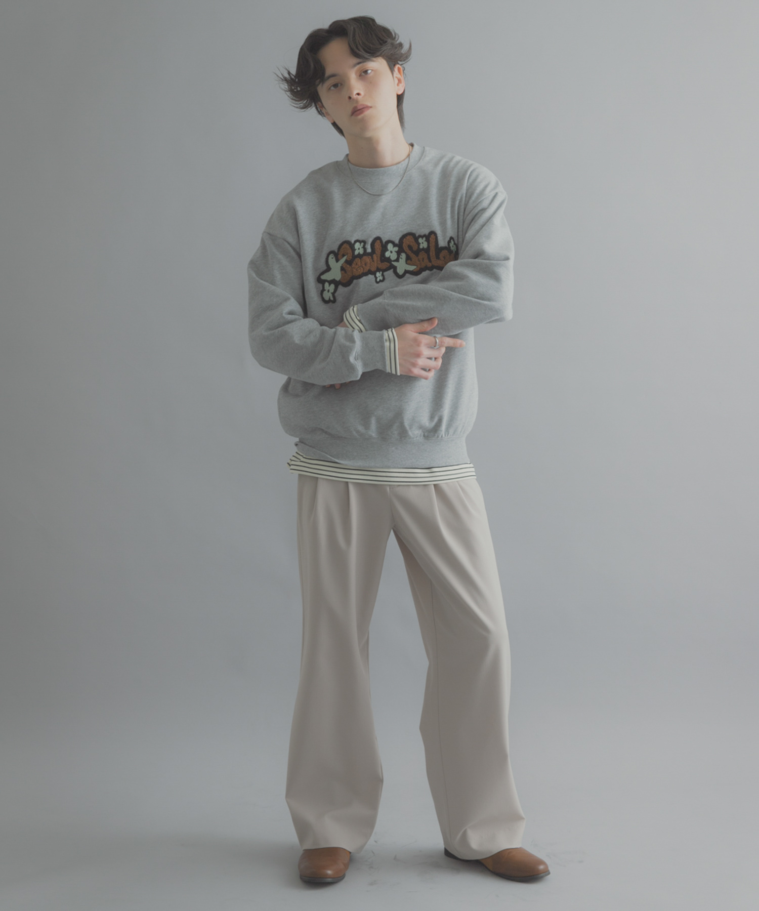 身長：173cm サイズ：L