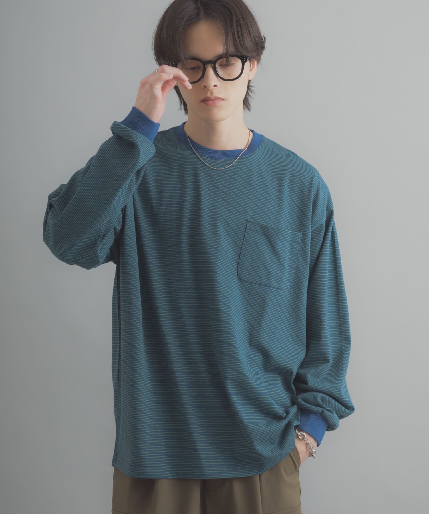 身長：173cm サイズ：L