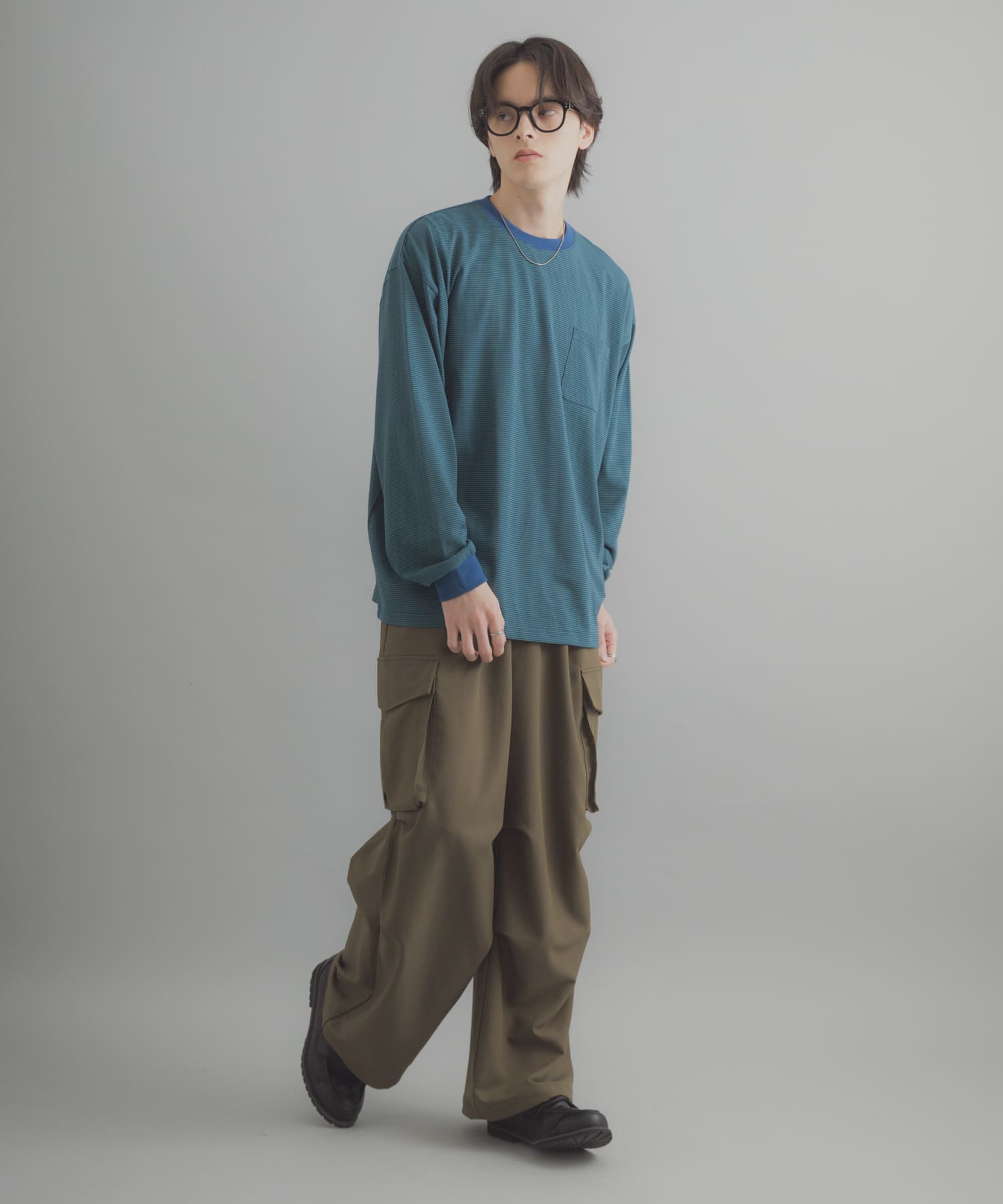 身長：173cm サイズ：L