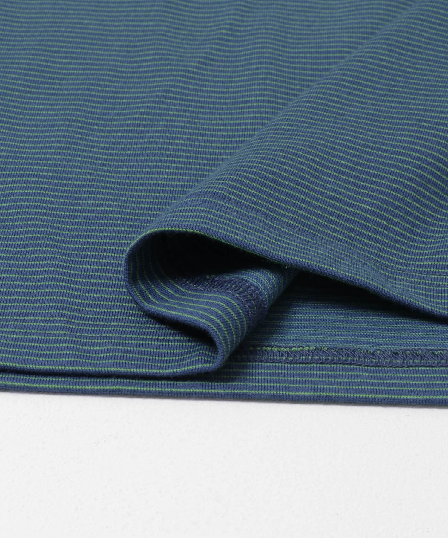 ピンボーダーロングスリーブTシャツ NAVY M