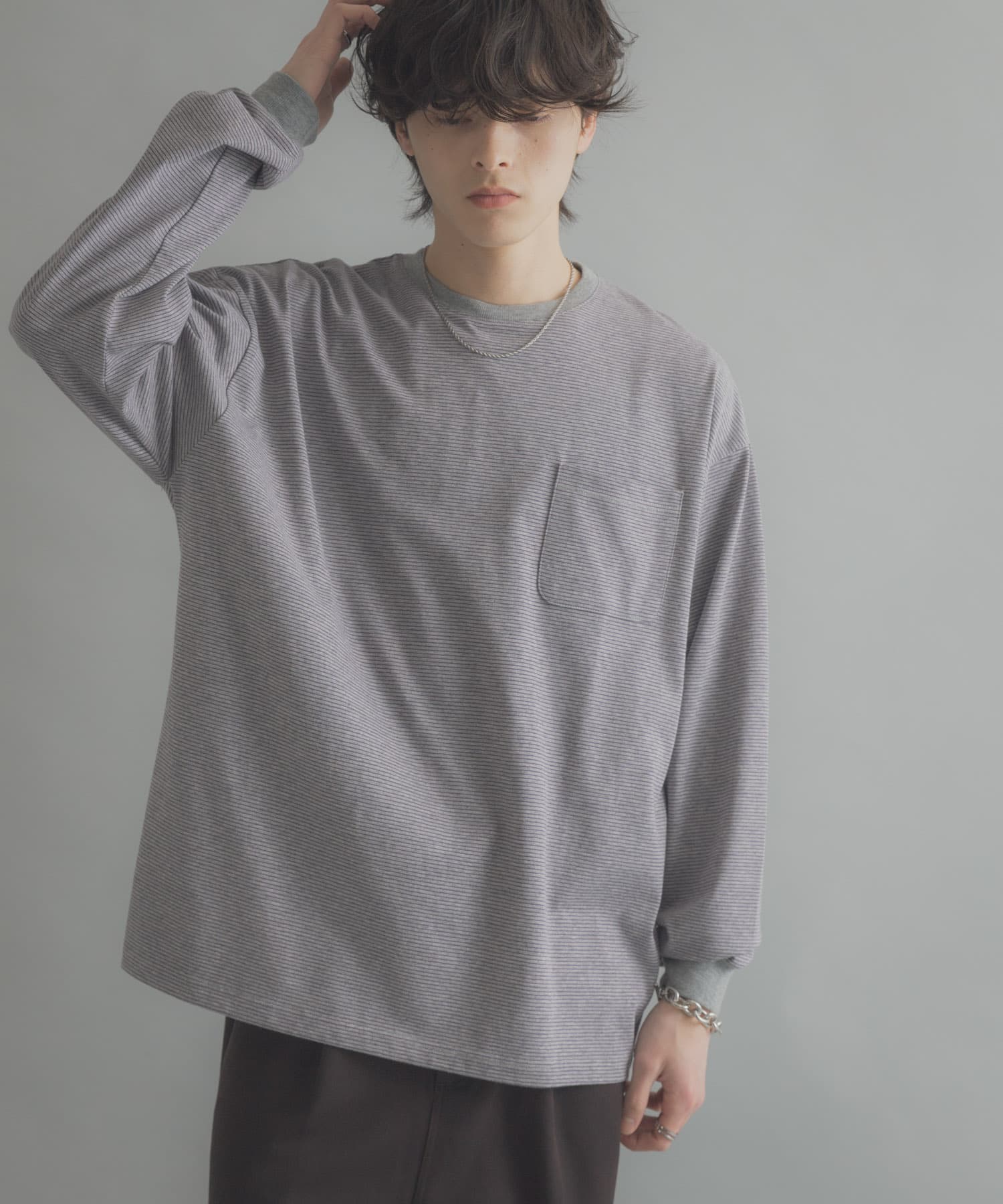 身長：173cm サイズ：L