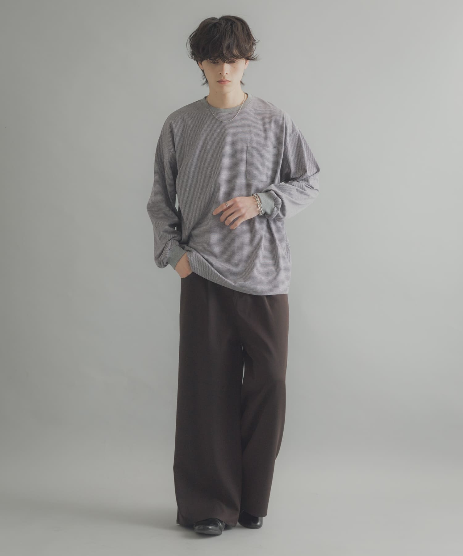身長：173cm サイズ：L