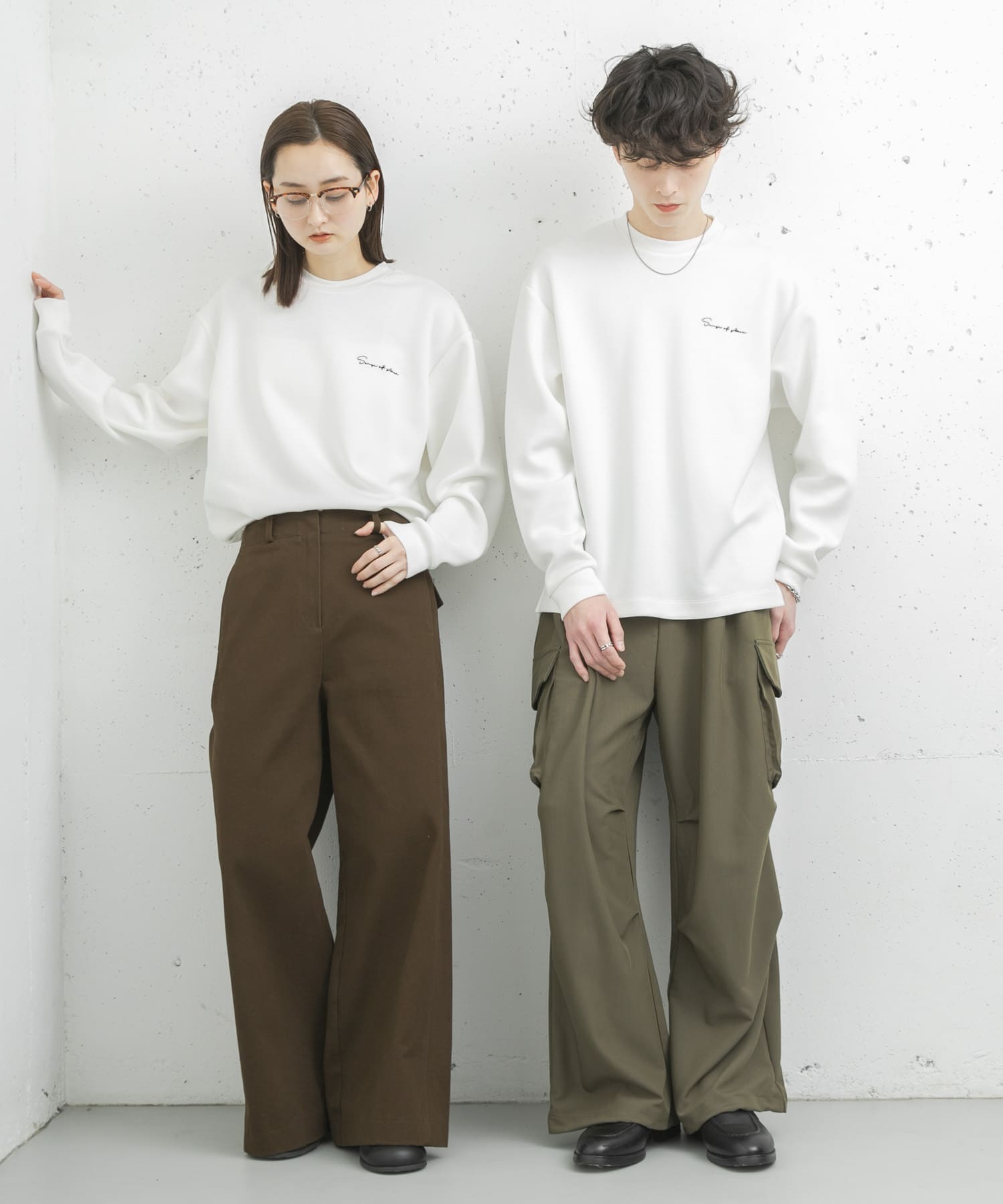 身長：173cm サイズ：L, 身長：169cm サイズ：M