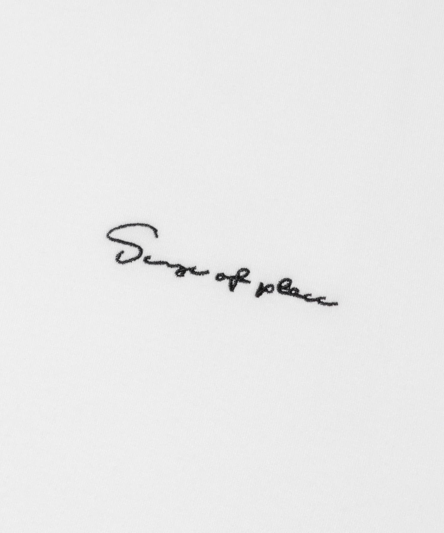 『一部WEB限定カラー』『ユニセックス』シシュウダンボールポンチロングスリーブTシャツ WHITE M