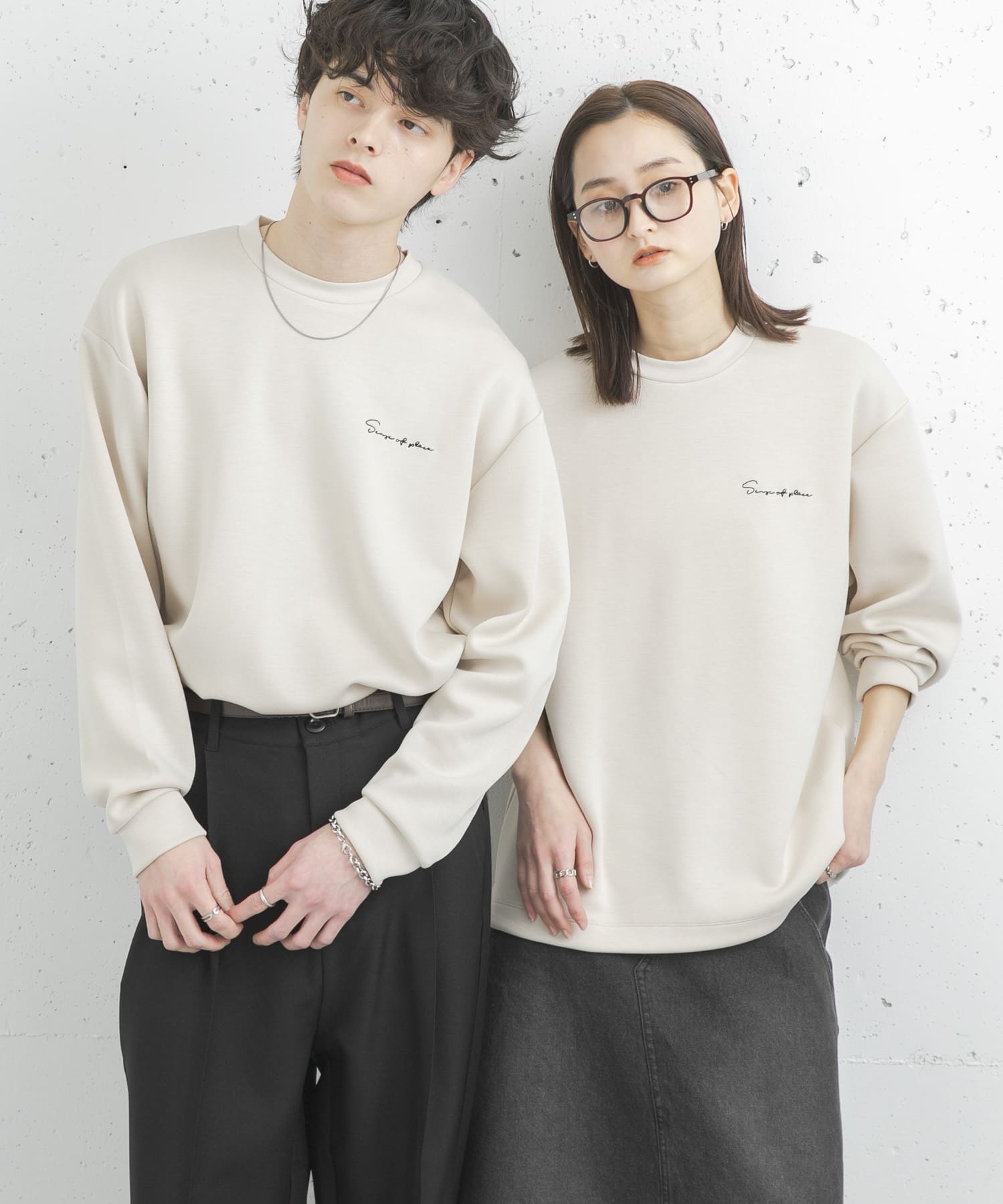 『一部WEB限定カラー』『ユニセックス』シシュウダンボールポンチロングスリーブTシャツ