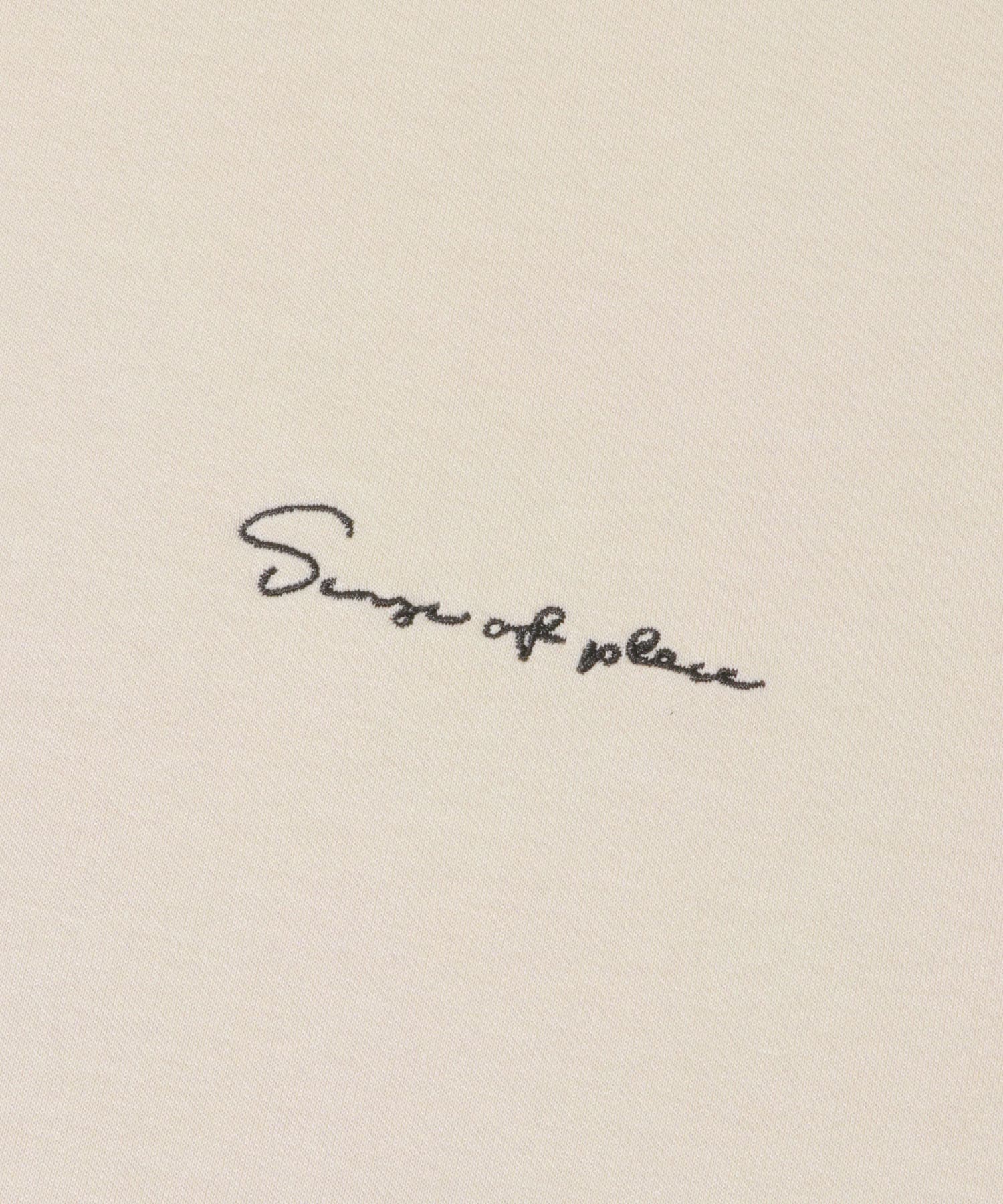 『一部WEB限定カラー』シシュウダンボールポンチロングスリーブTシャツ GREIGE M