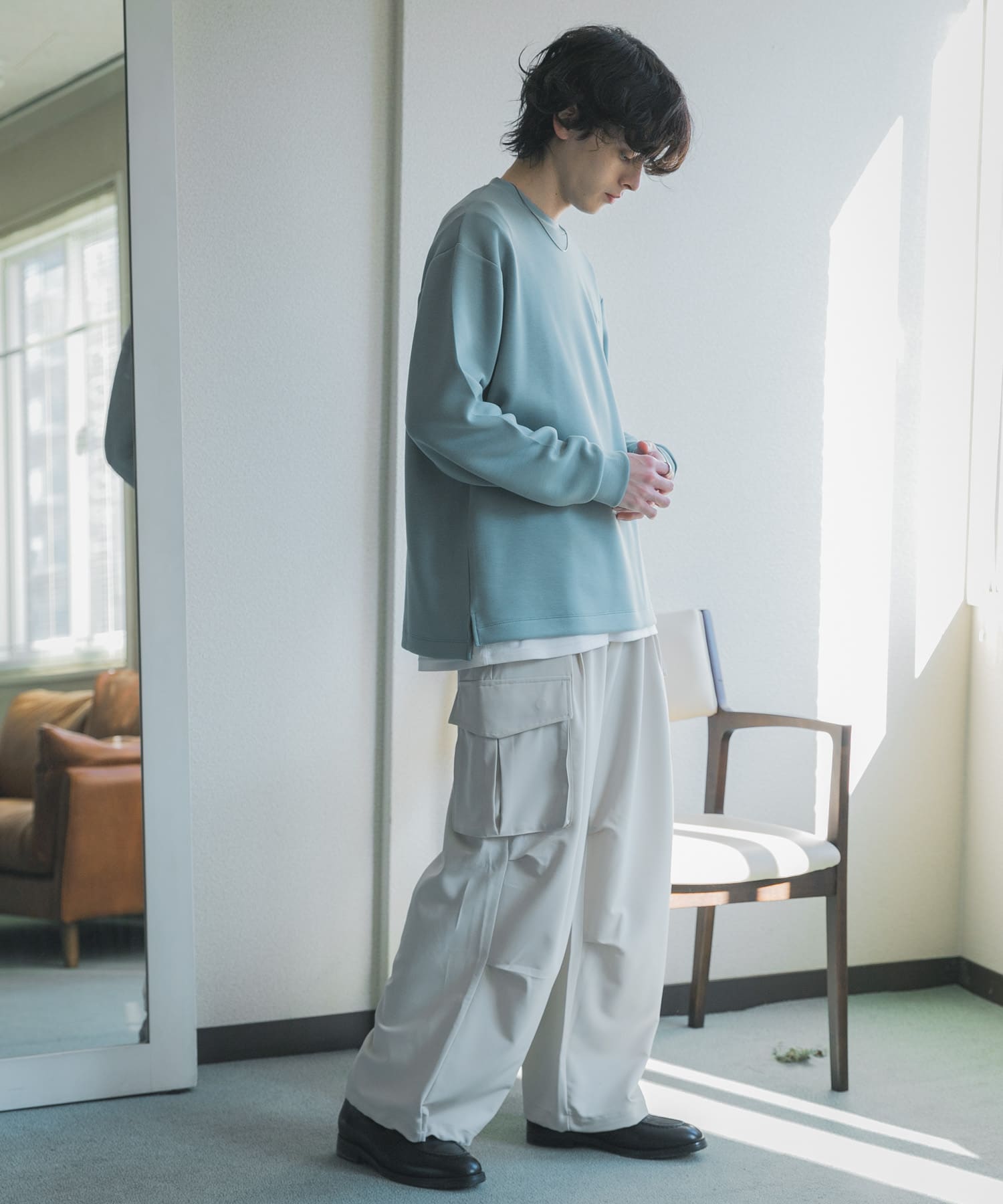 身長：173cm サイズ：L