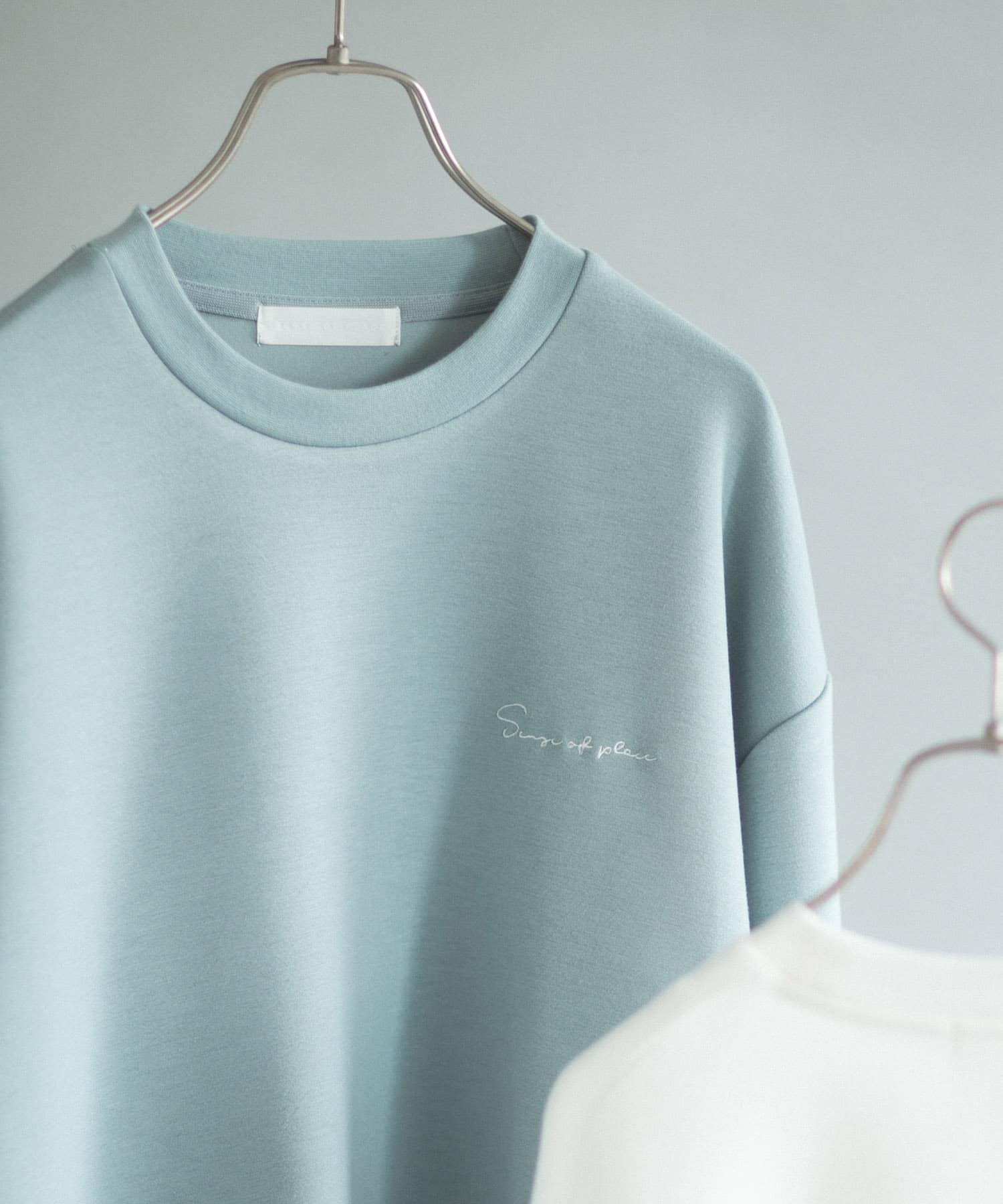 『一部WEB限定カラー』シシュウダンボールポンチロングスリーブTシャツ L.BLUE L