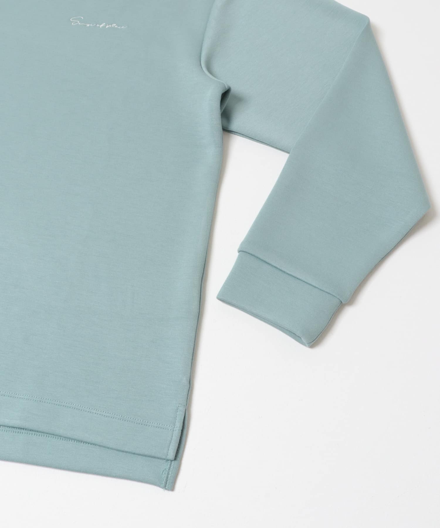 『一部WEB限定カラー』『ユニセックス』シシュウダンボールポンチロングスリーブTシャツ L.BLUE M