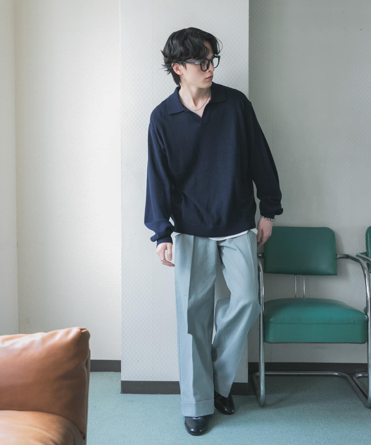 身長：173cm サイズ：L