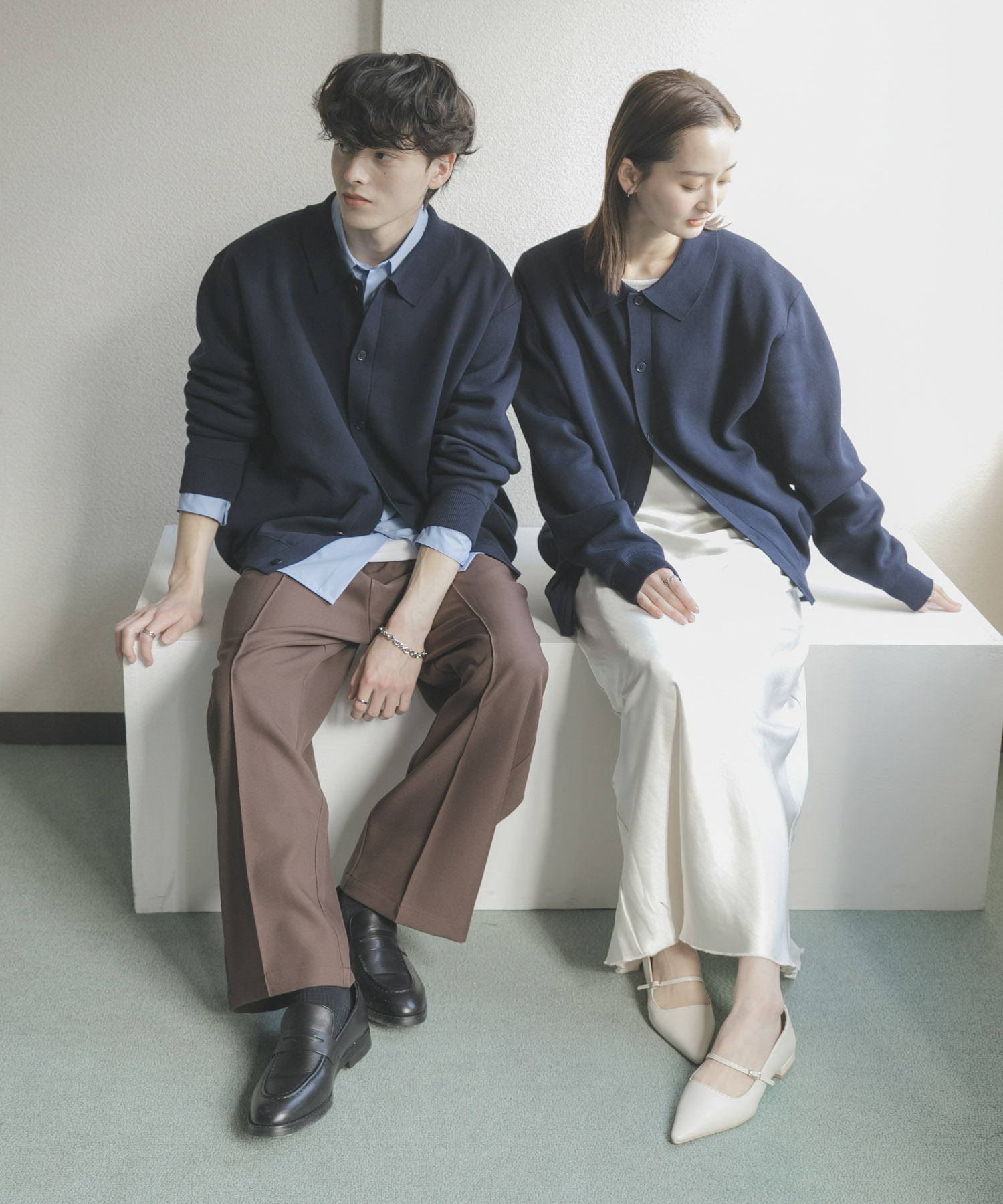 身長：173cm サイズ：L, 身長：169cm サイズ：M