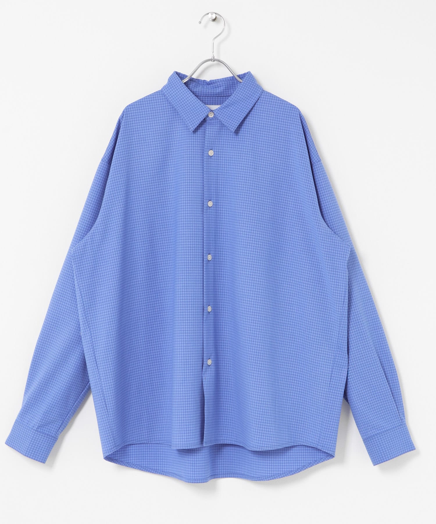 マイクロチェックレギュラーカラーシャツ(M BROWN): トップス｜URBAN