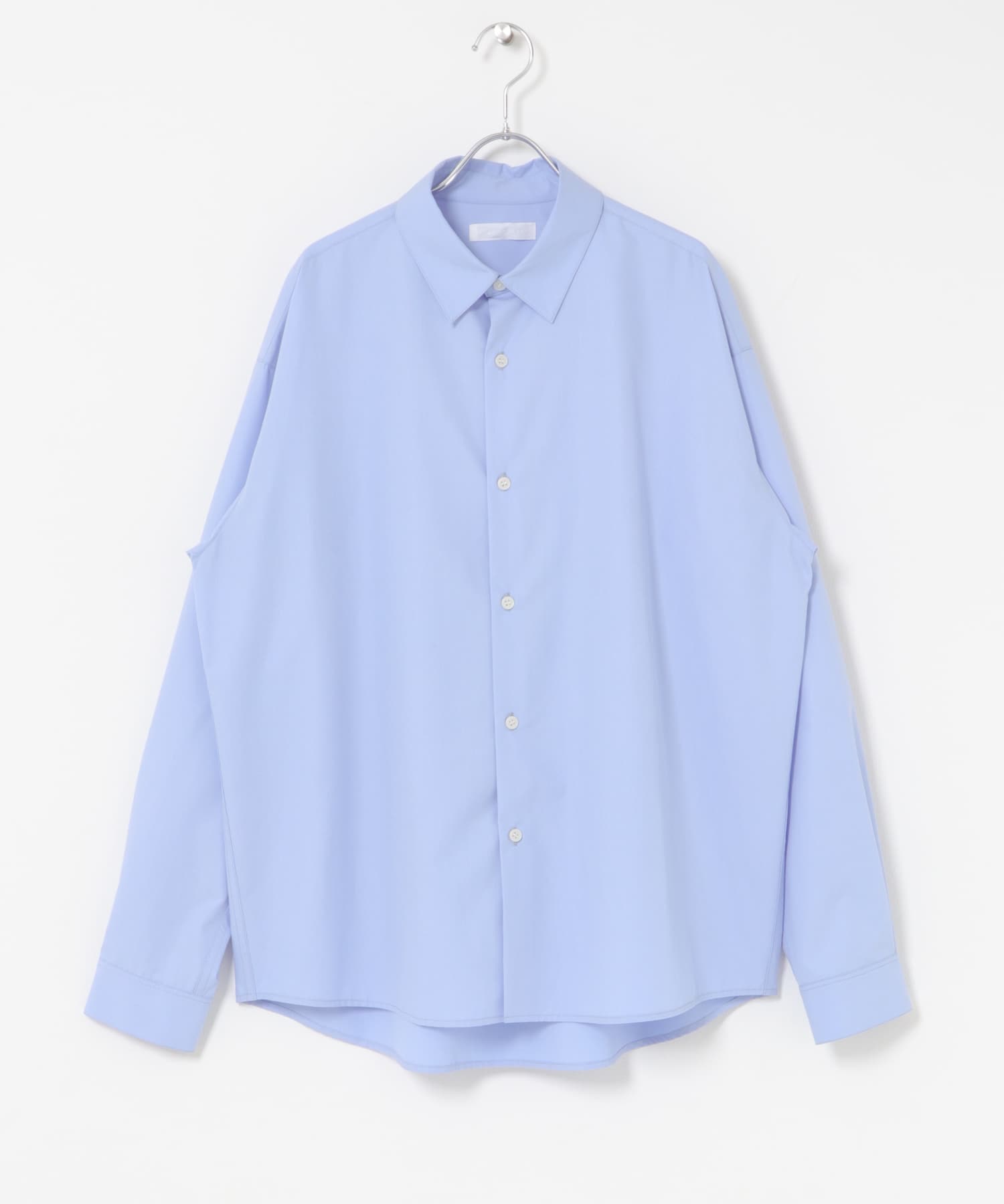 『イージーケア/速乾/接触冷感』コンフォートレギュラーカラーシャツ BLUE S