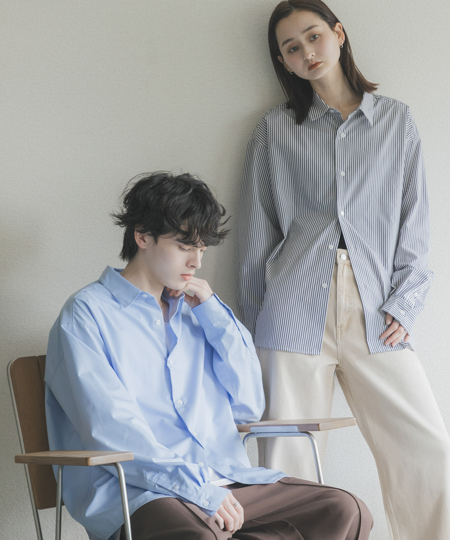 身長：173cm サイズ：L, 身長：169cm サイズ：M