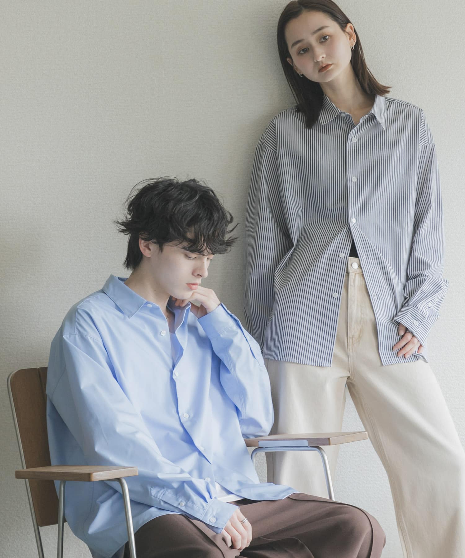 身長：173cm サイズ：L, 身長：169cm サイズ：M