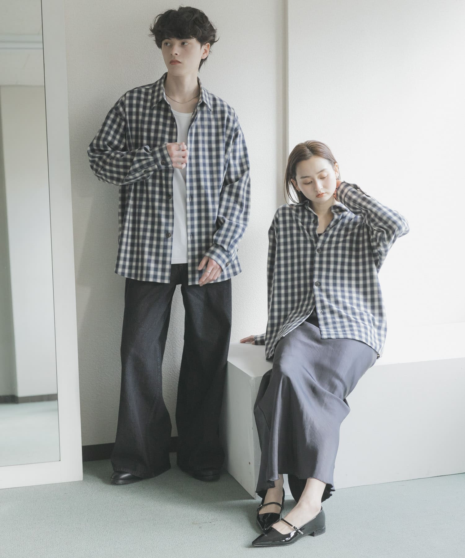 身長：173cm サイズ：L, 身長：169cm サイズ：M