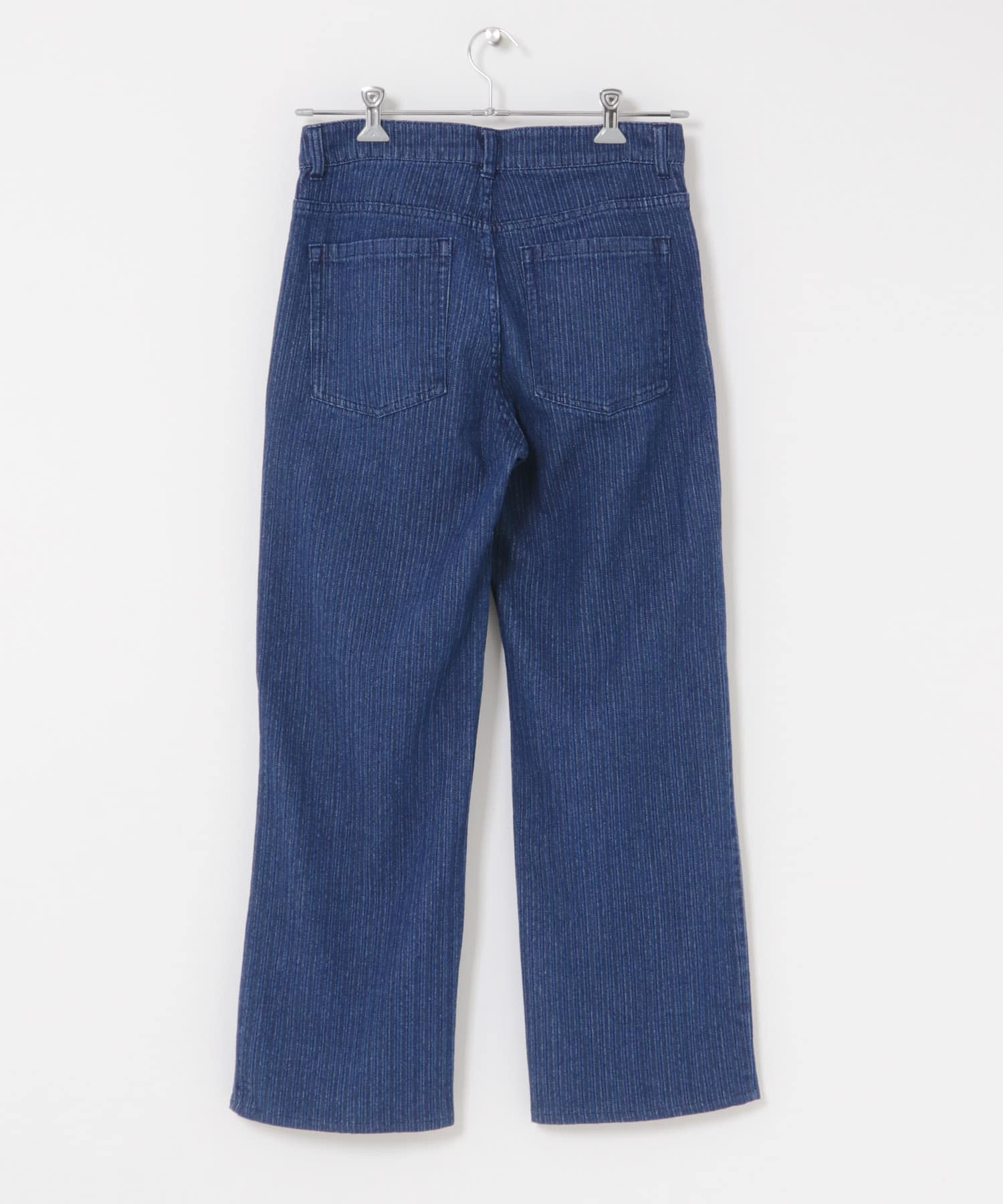 ジャガードデニムストレートパンツ INDIGO M