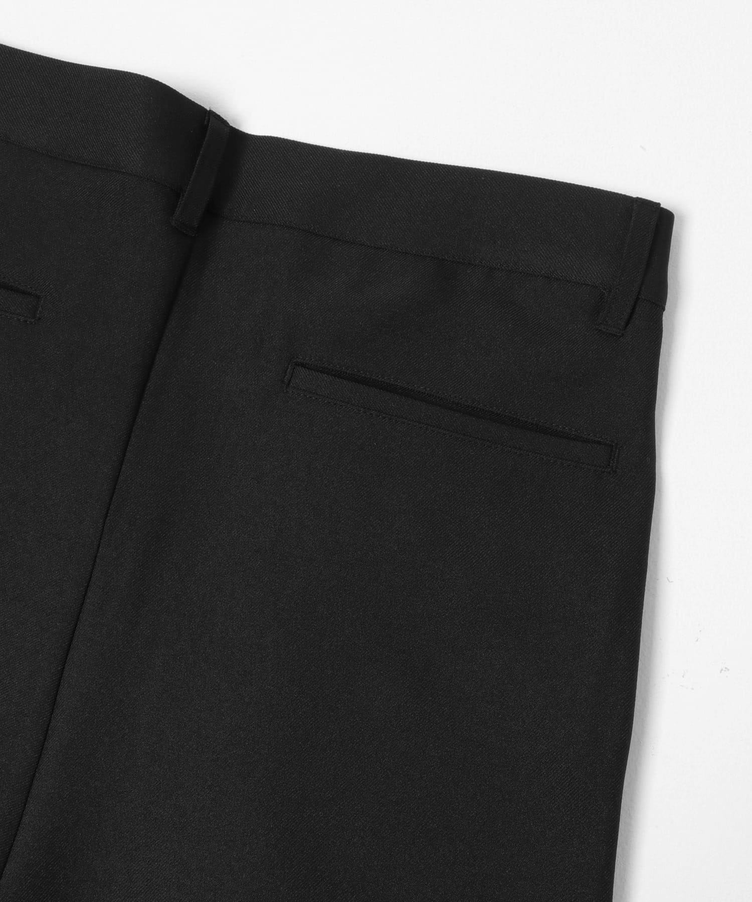 『撥水/防花粉』SKIN Proofタックワイドパンツ BLACK M