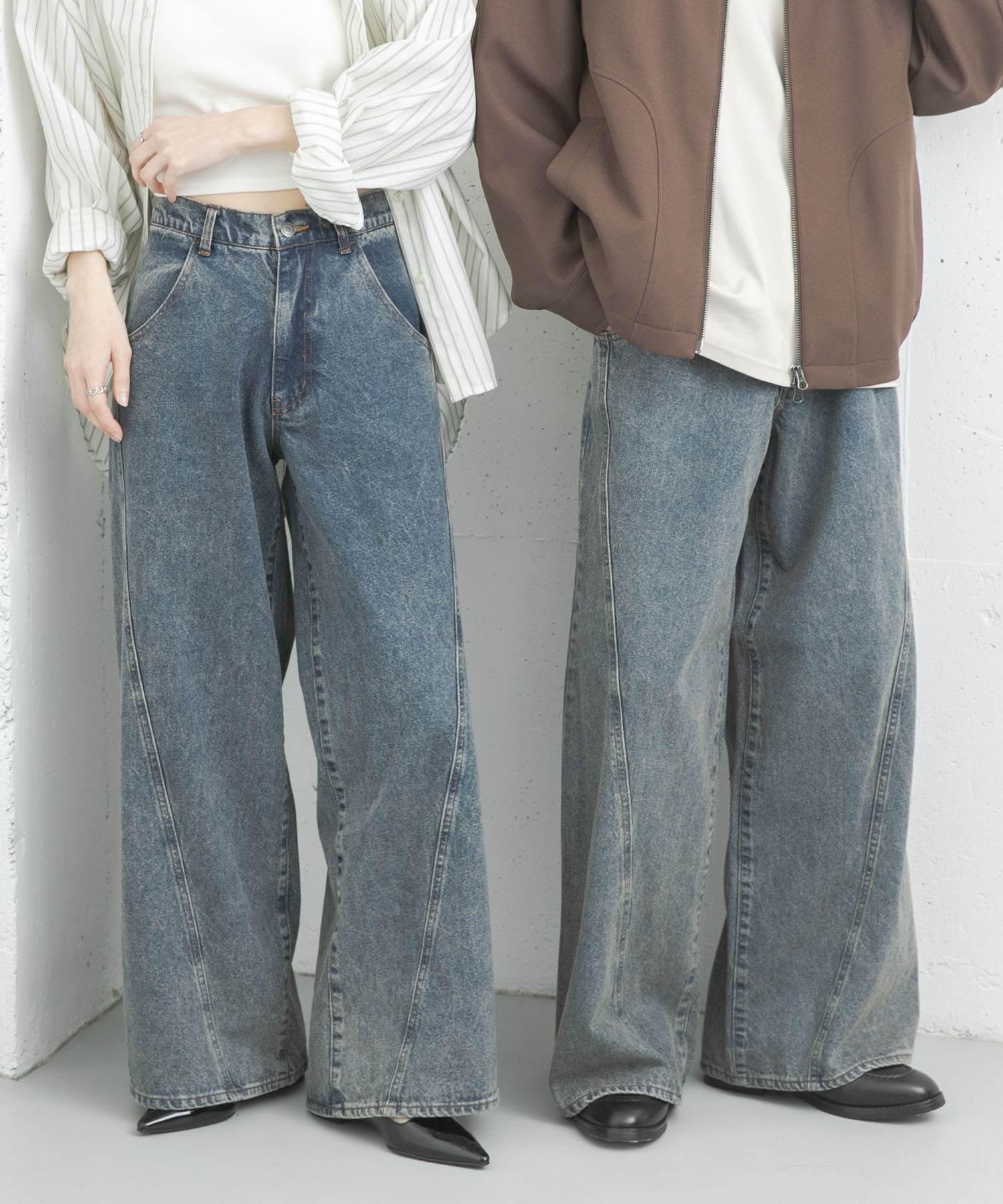 身長：173cm サイズ：L, 身長：169cm サイズ：M