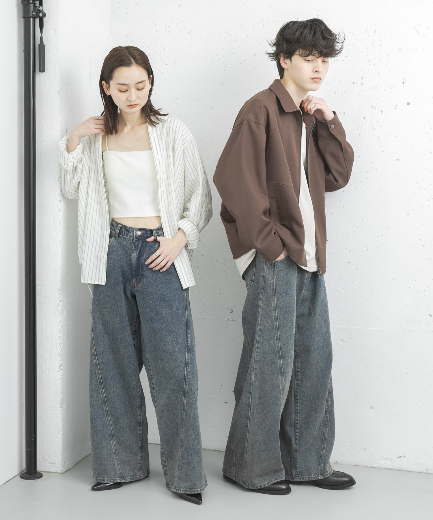 身長：173cm サイズ：L, 身長：169cm サイズ：M