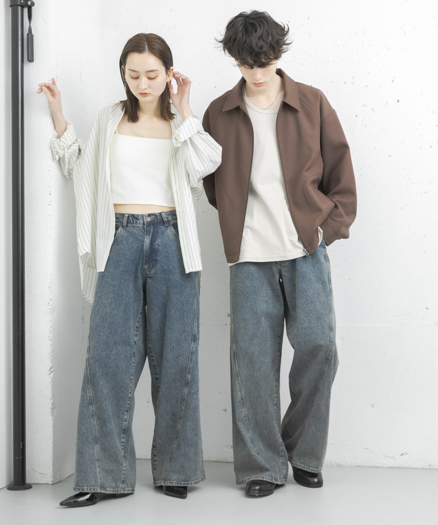 身長：173cm サイズ：L, 身長：169cm サイズ：M