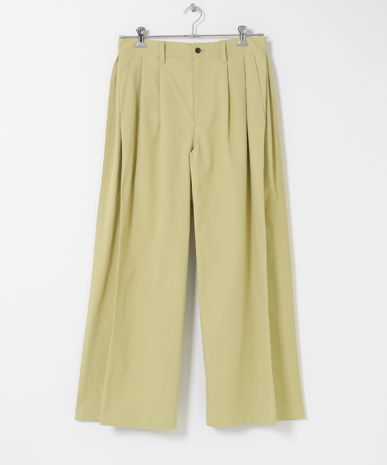 サイドタックワイドパンツ BEIGE M