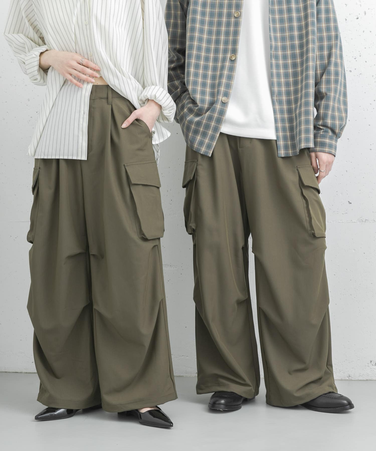 身長：173cm サイズ：L, 身長：169cm サイズ：M