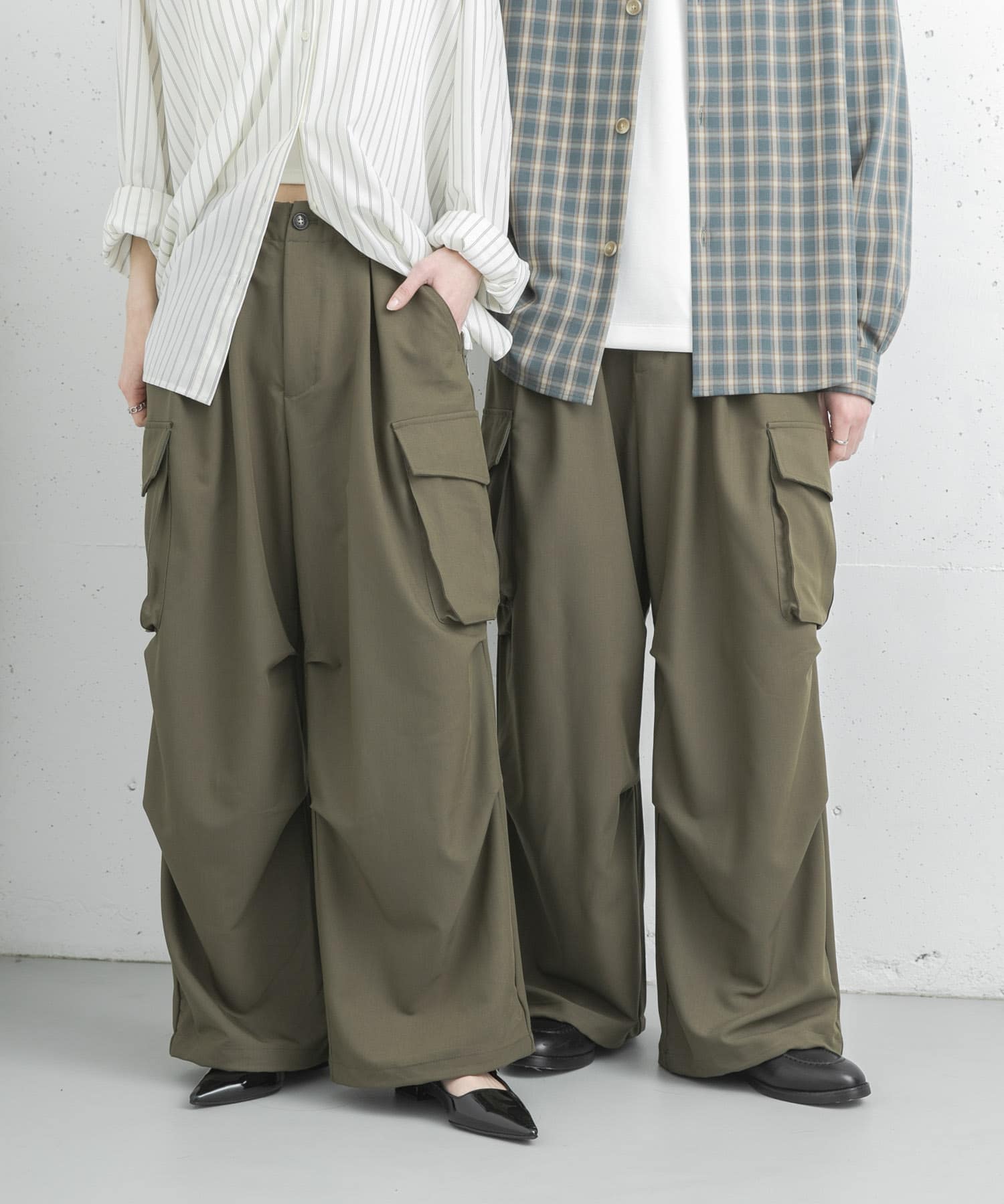 身長：173cm サイズ：L, 身長：169cm サイズ：M