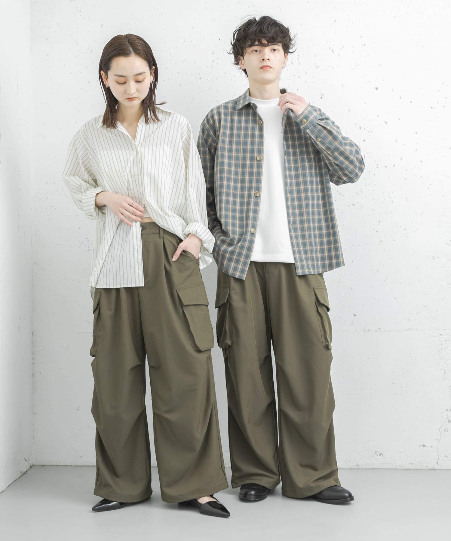 身長：173cm サイズ：L, 身長：169cm サイズ：M
