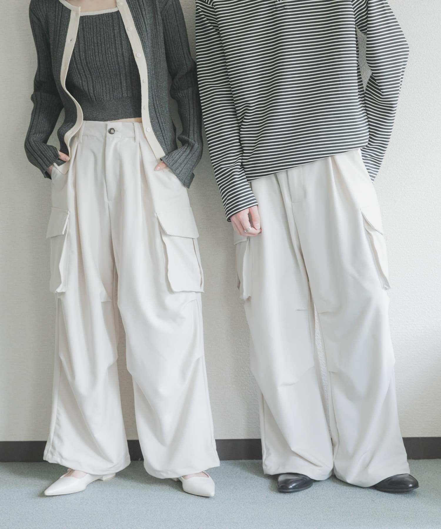 身長：173cm サイズ：L, 身長：169cm サイズ：M