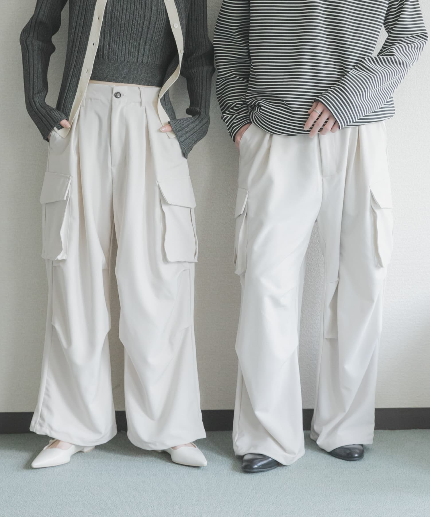 身長：173cm サイズ：L, 身長：169cm サイズ：M