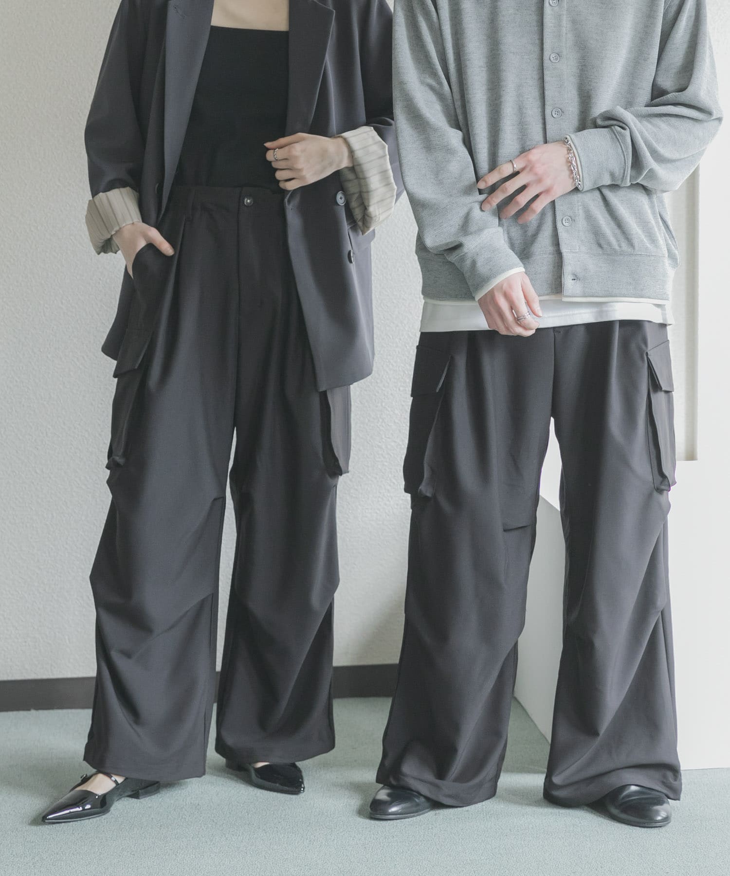 身長：173cm サイズ：L, 身長：169cm サイズ：M