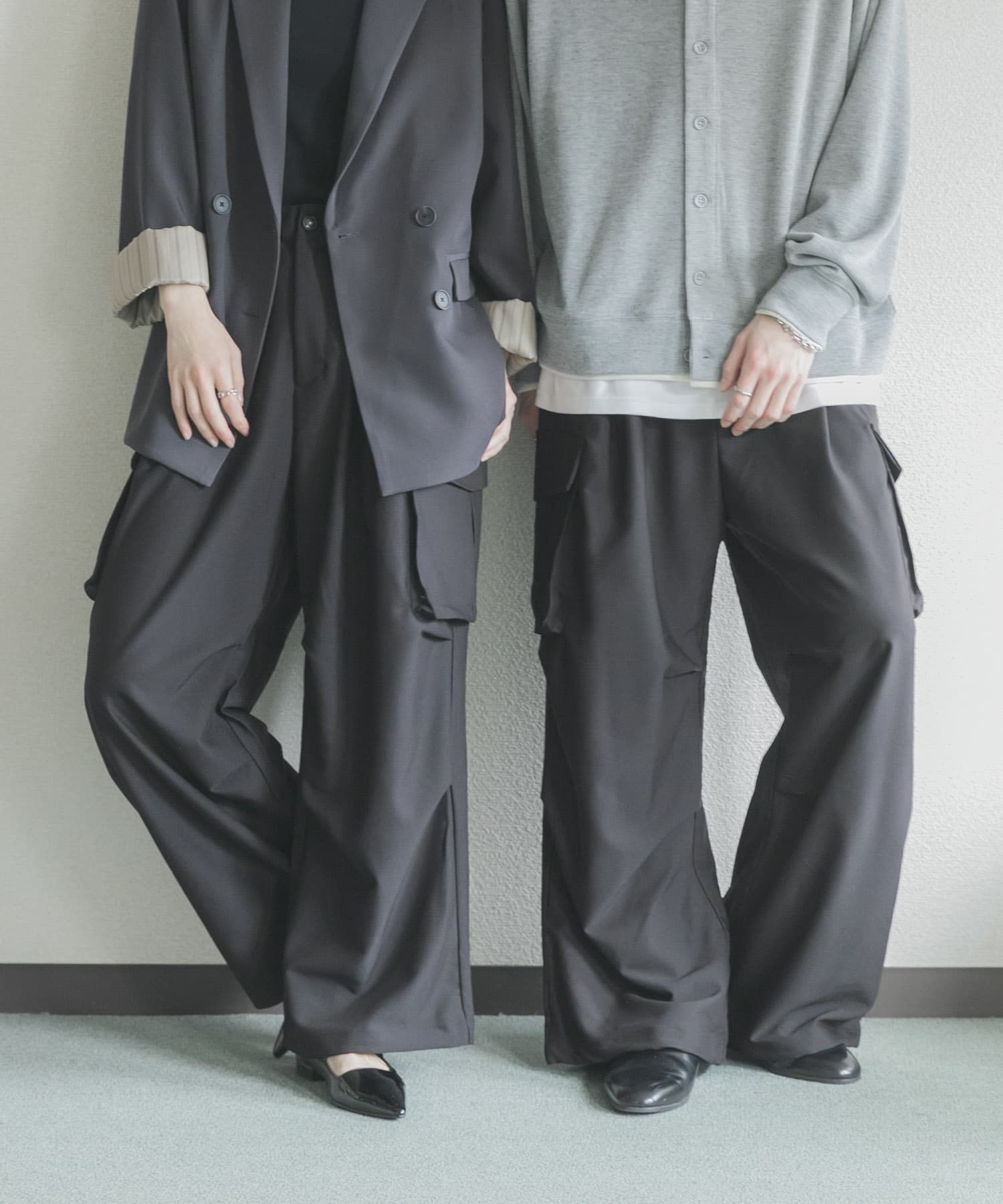 身長：173cm サイズ：L, 身長：169cm サイズ：M