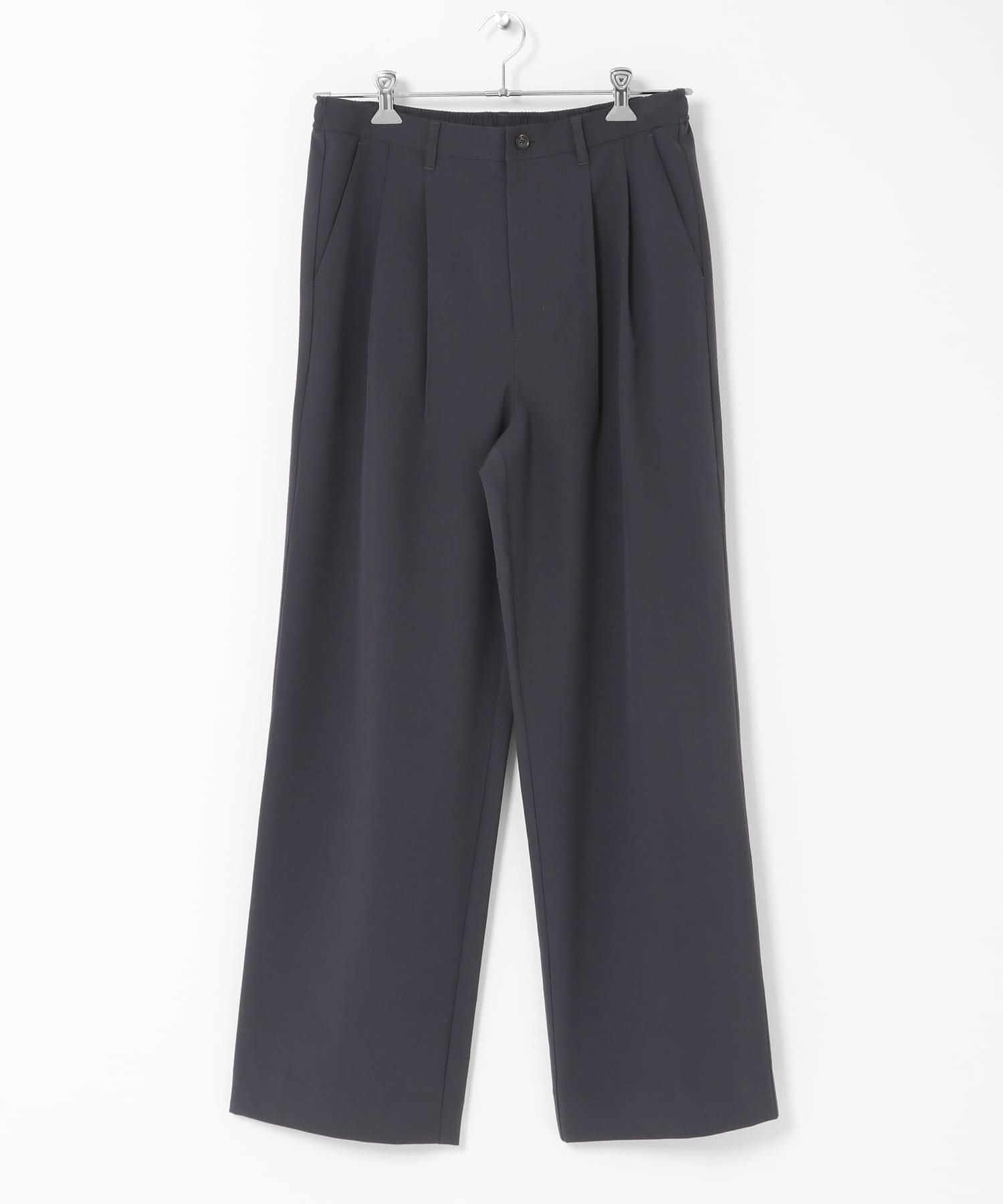 ダブルタックワイドパンツ CHARCOAL S