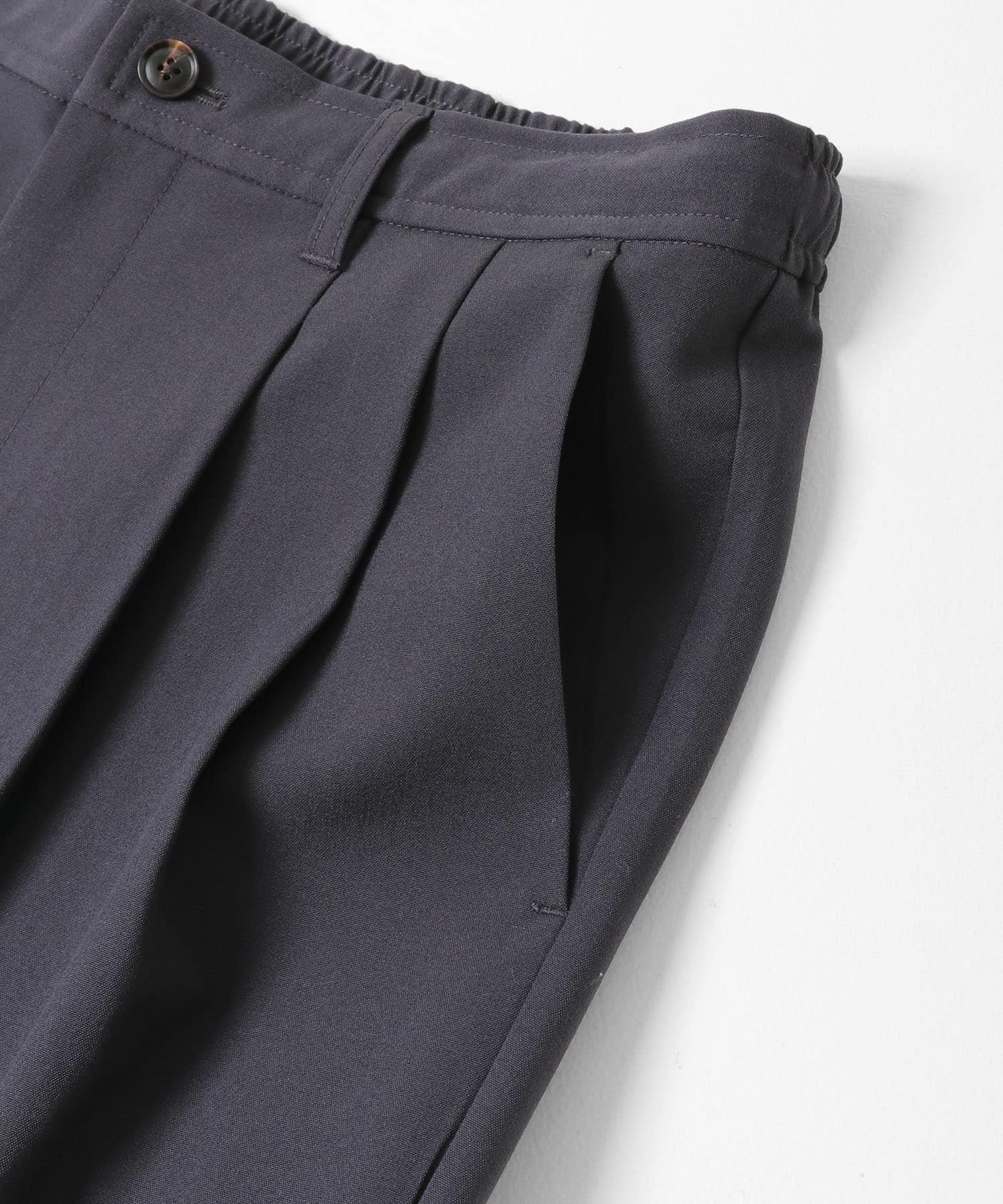 ダブルタックワイドパンツ CHARCOAL S