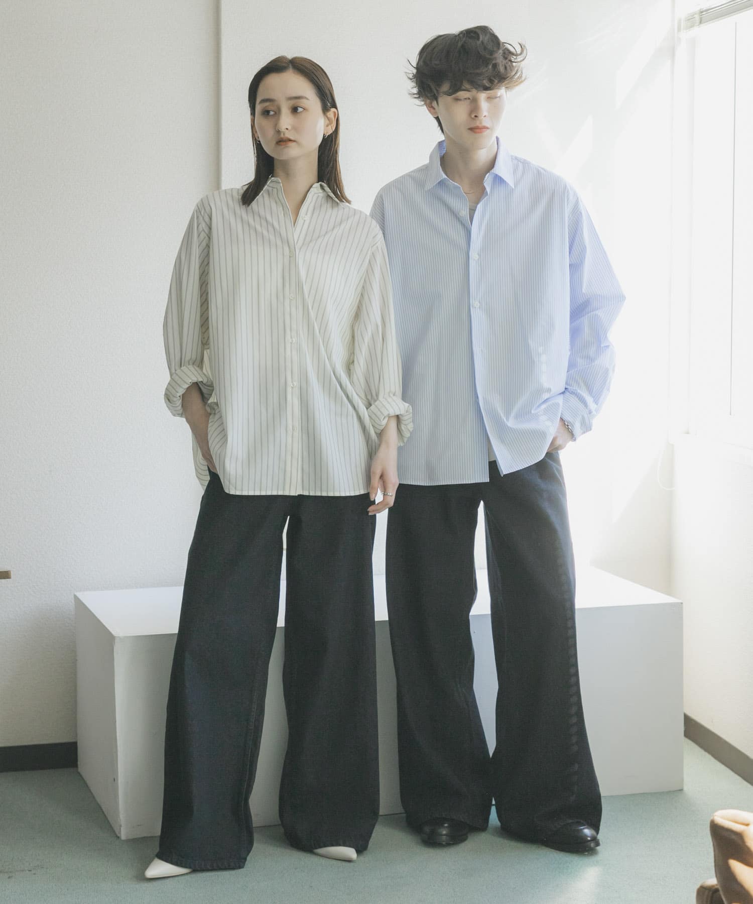 身長：173cm サイズ：L, 身長：169cm サイズ：M