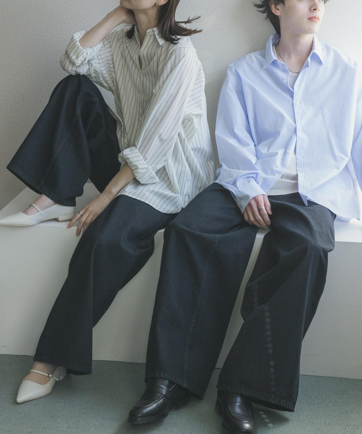 身長：173cm サイズ：L, 身長：169cm サイズ：M