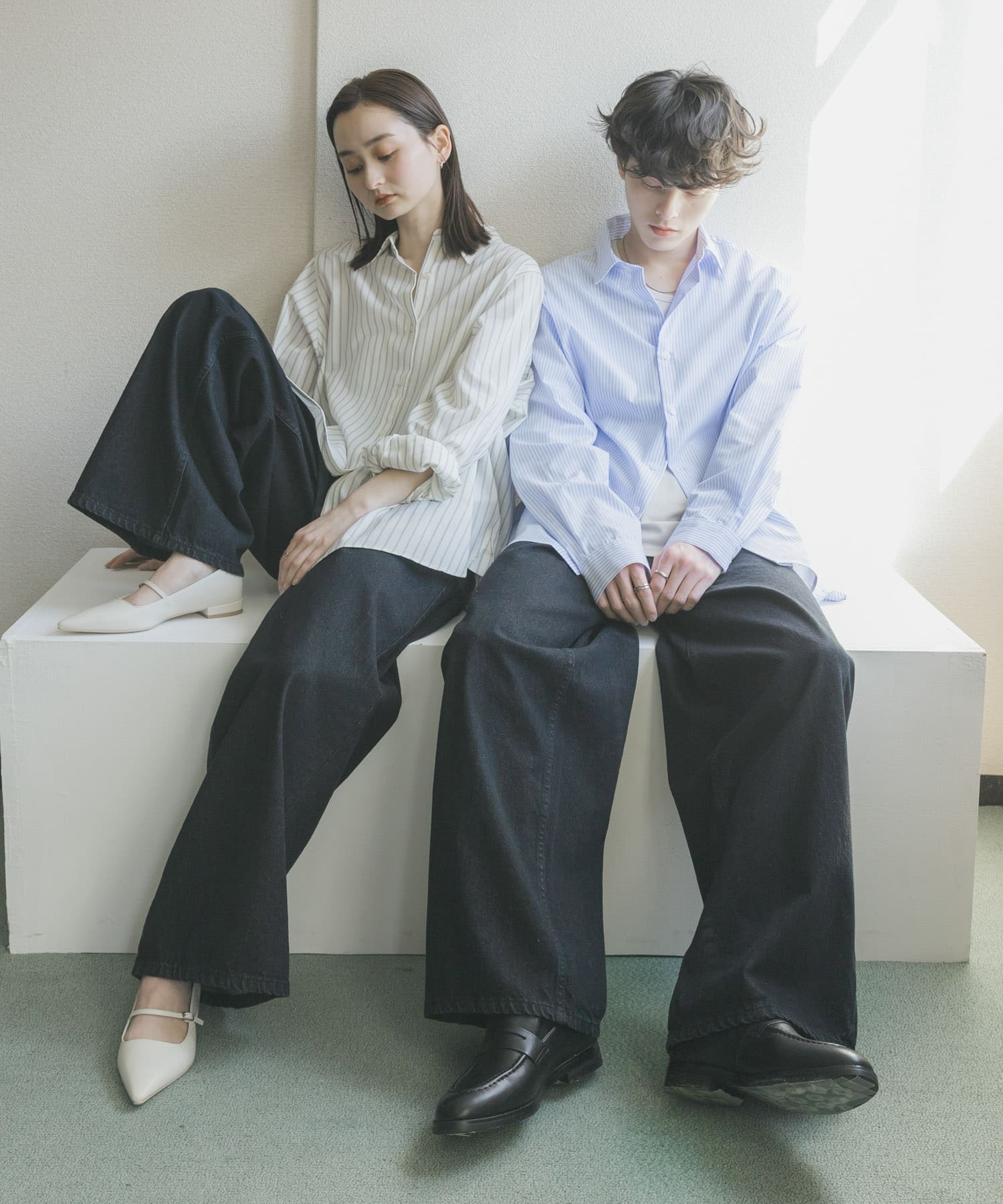 身長：173cm サイズ：L, 身長：169cm サイズ：M