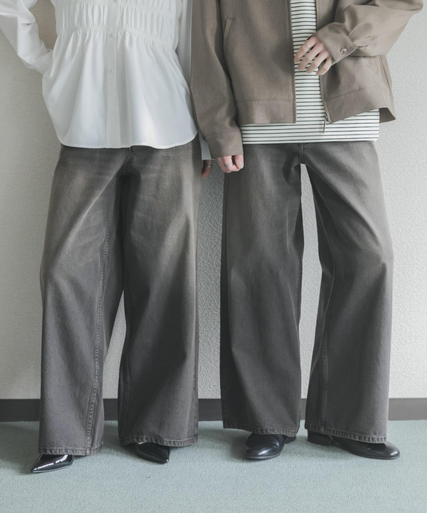 身長：173cm サイズ：L, 身長：169cm サイズ：M