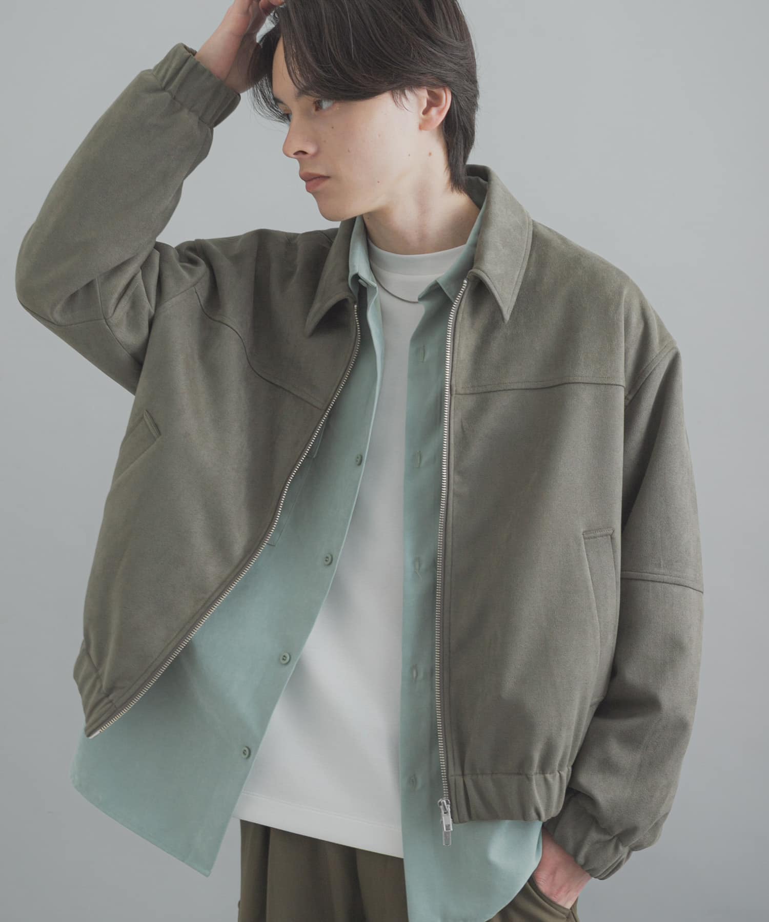 F/S ZIPブルゾン