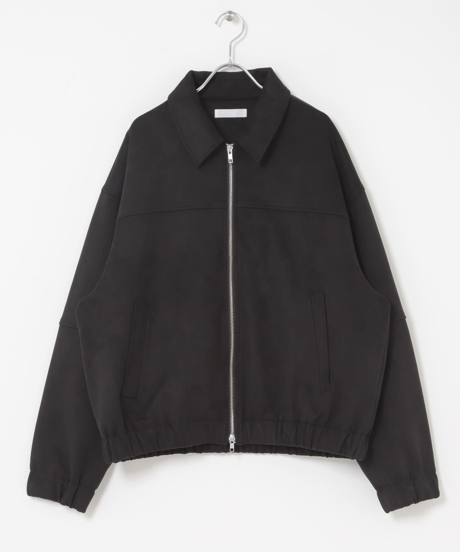 F/S ZIPブルゾン BLACK M