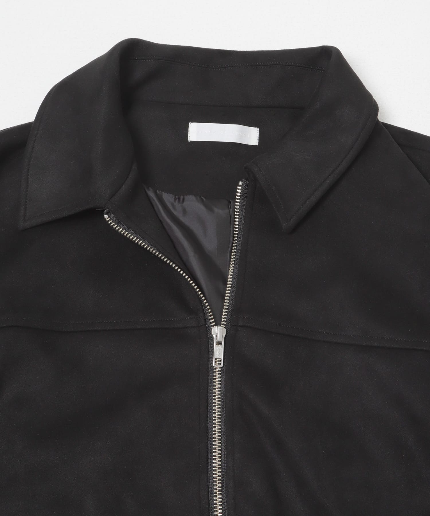 F/S ZIPブルゾン BLACK M