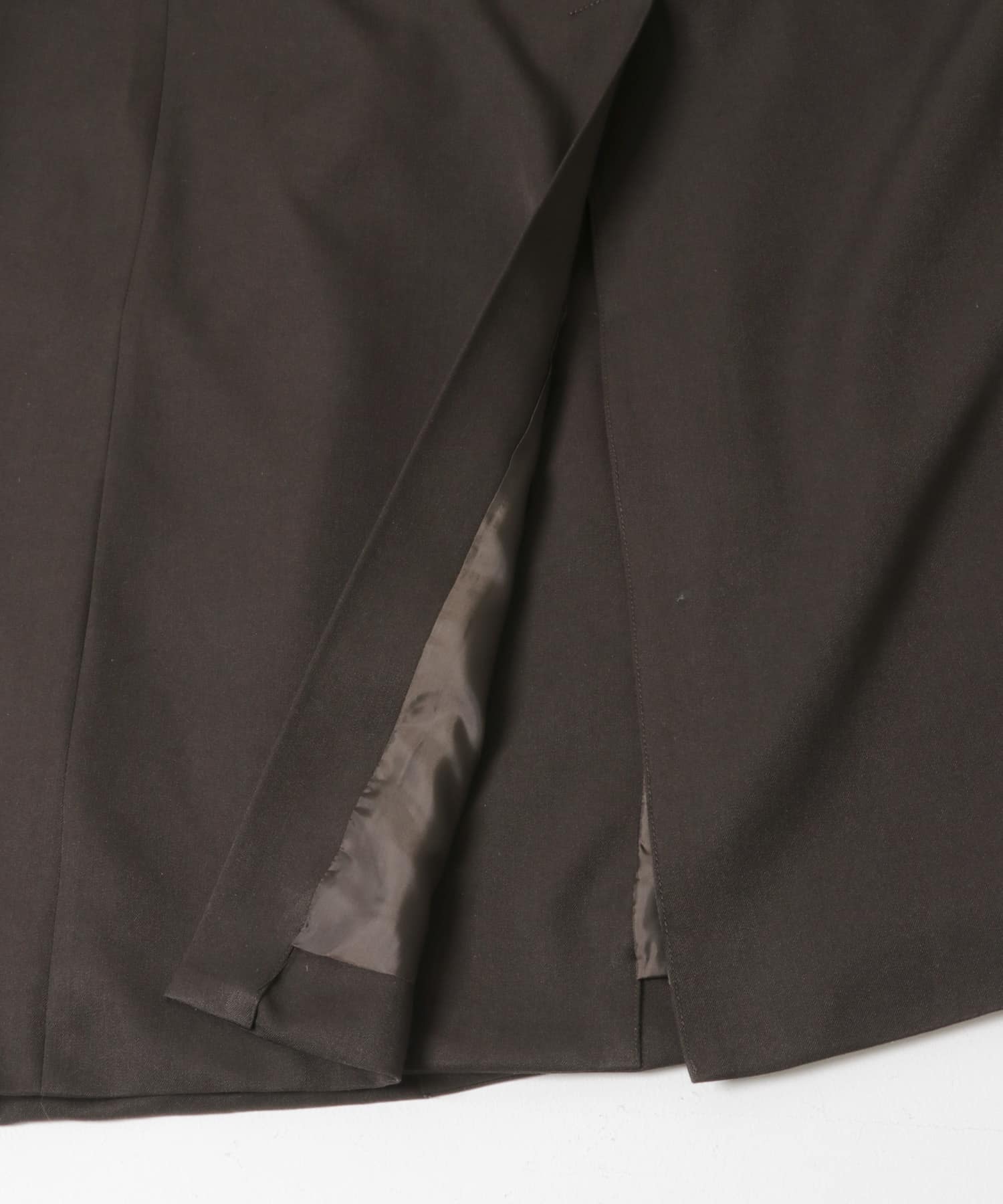 ダブルブレストロングコート BROWN M