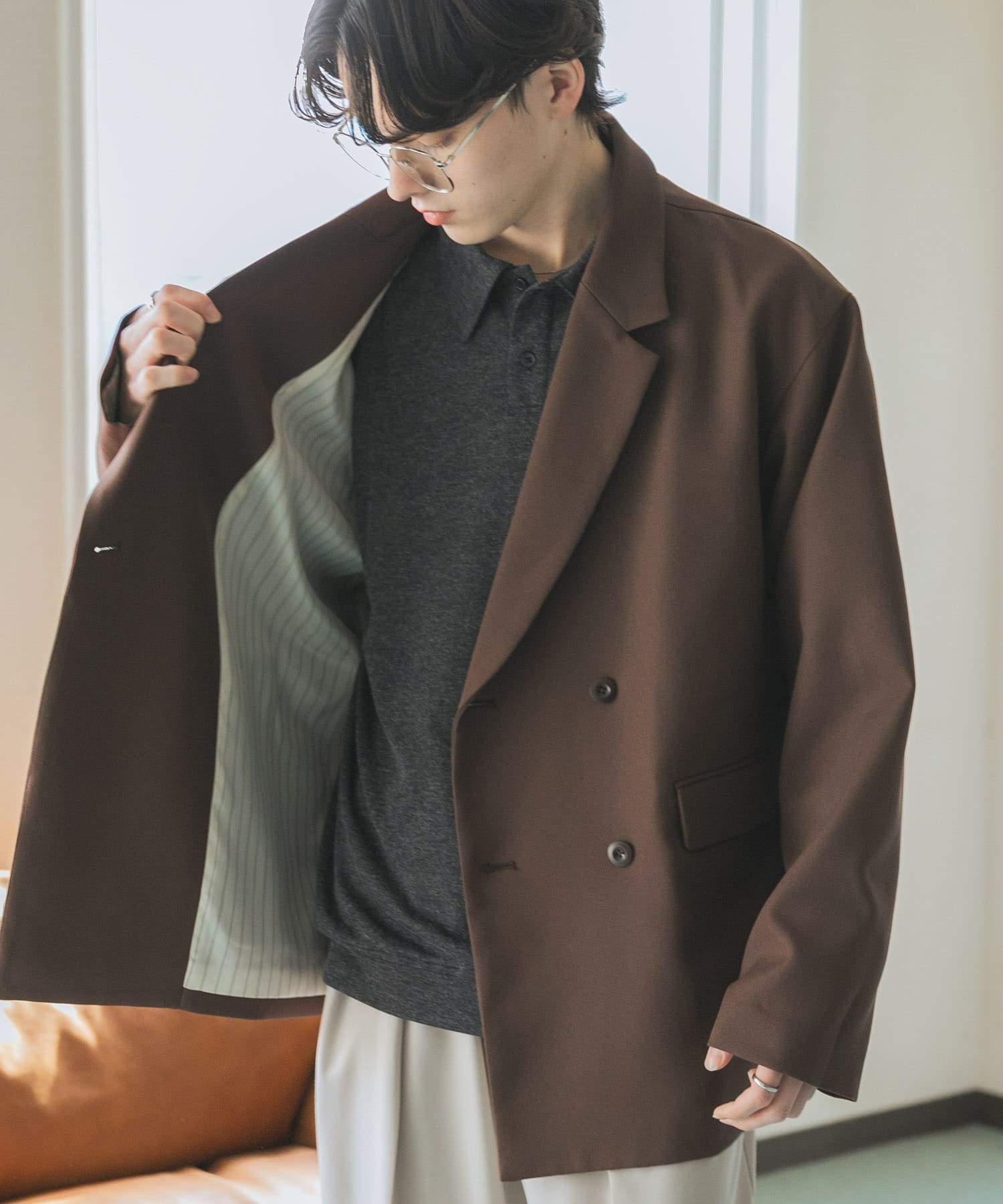 身長：173cm サイズ：L