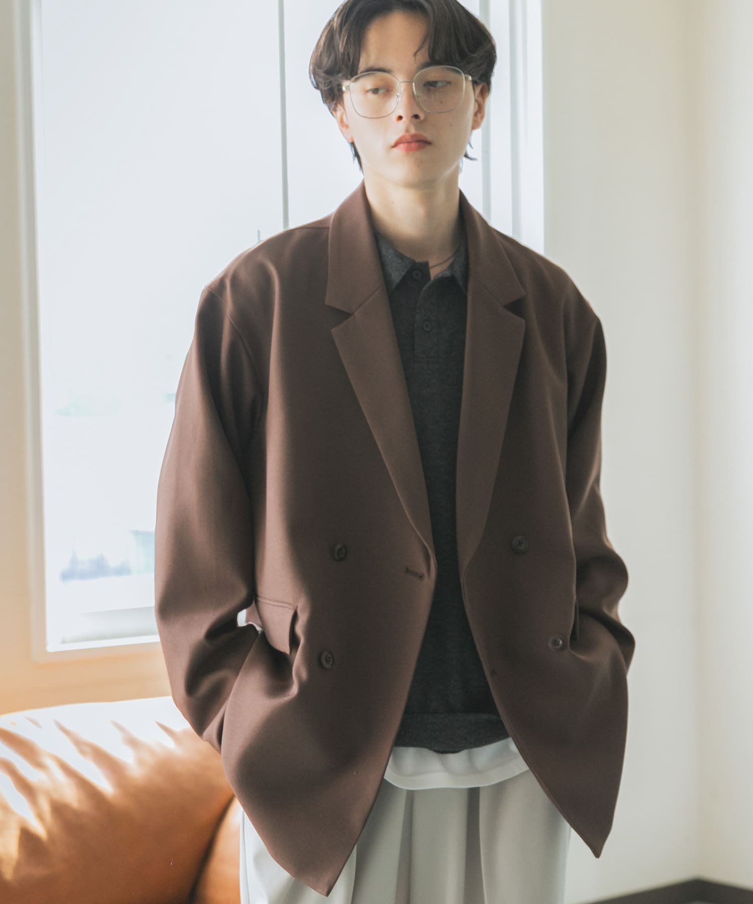 身長：173cm サイズ：L